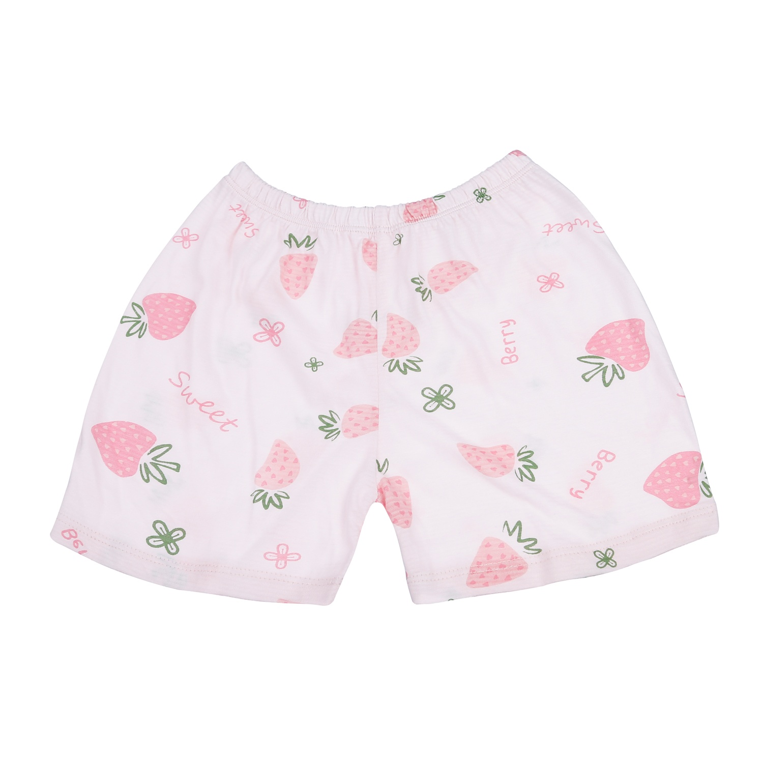 Bộ cộc tay bé gái KidsPlaza in hình trái dâu M23H hình 5