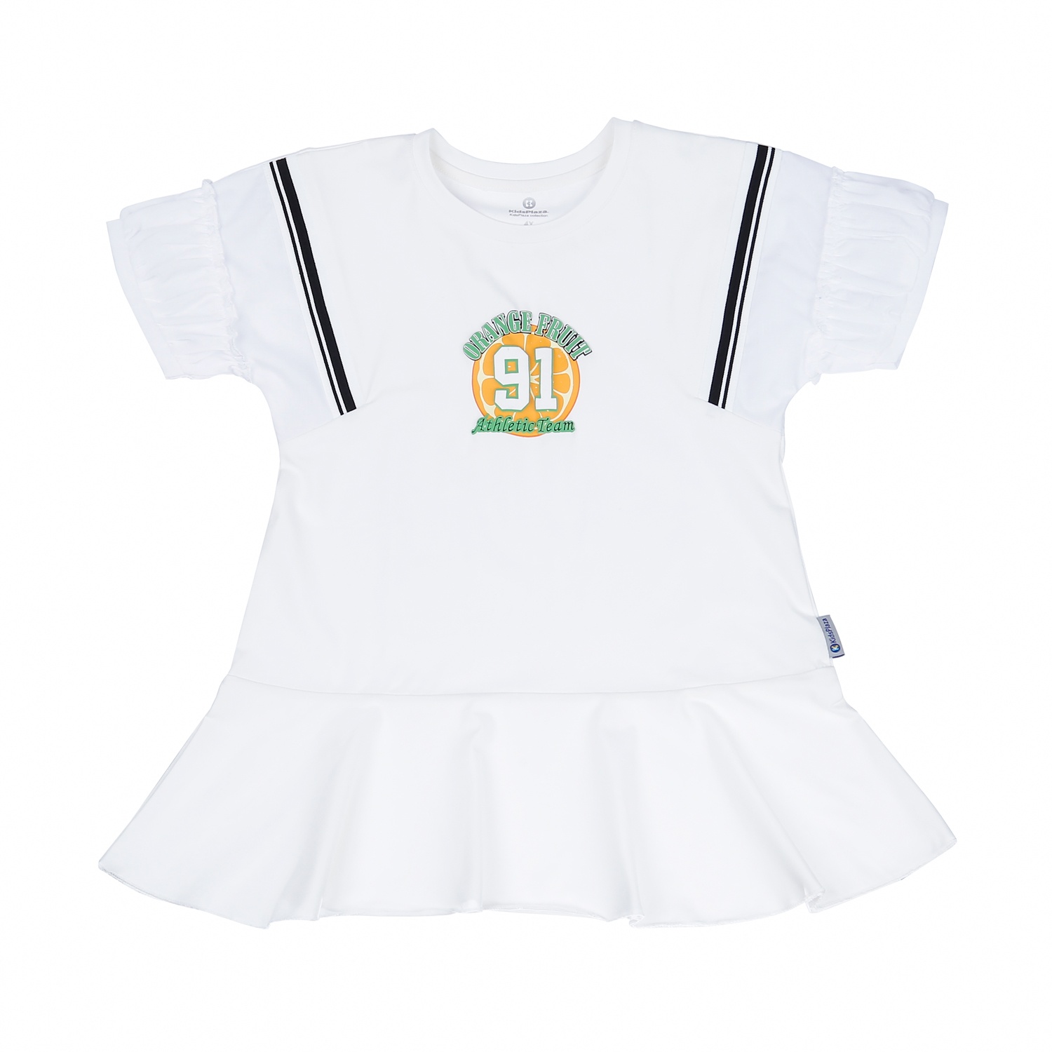 Đầm bé gái Kids Plaza in Số 91 TT23H (Trắng) hình 1