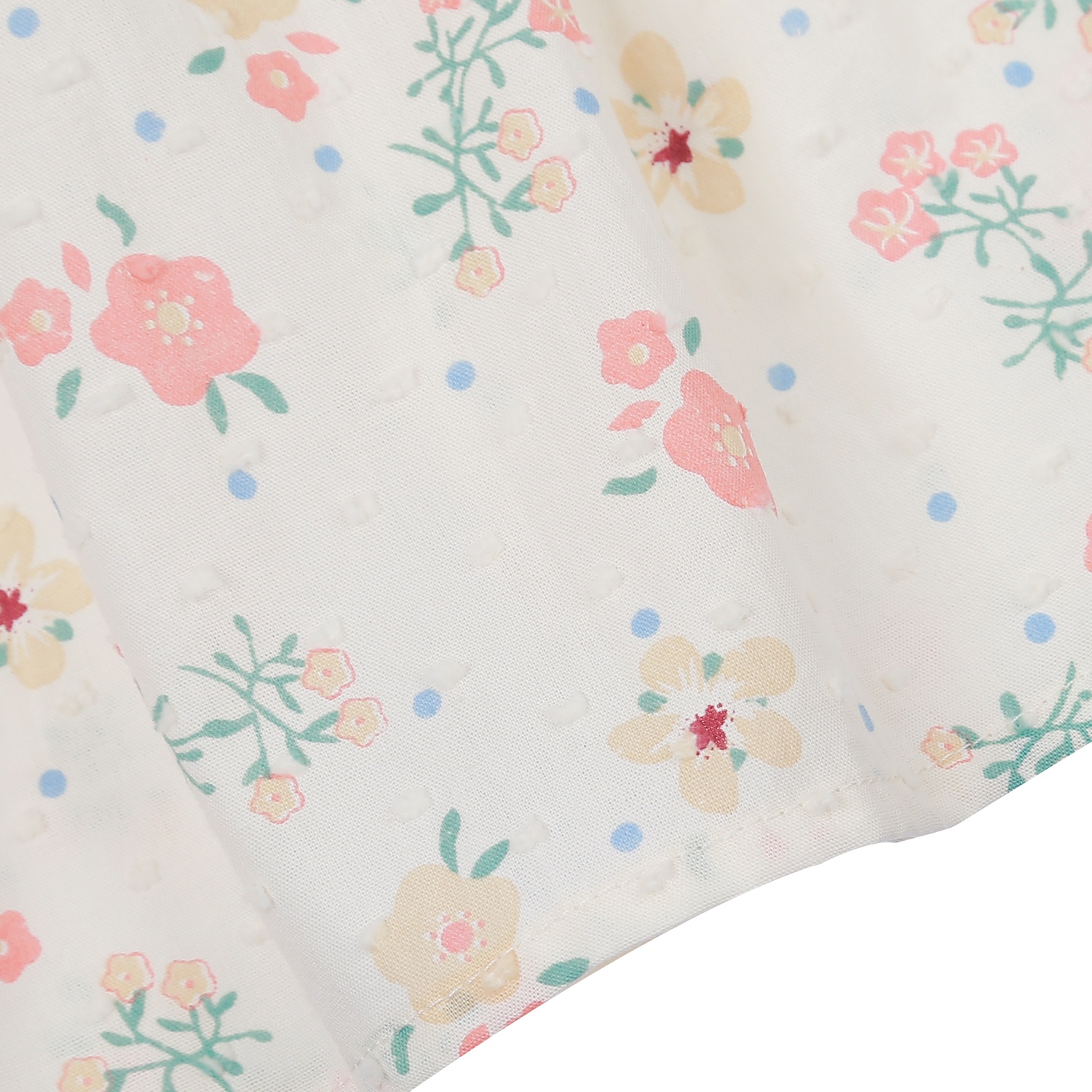 Váy bé gái Kidslaza cổ bèo in hoa HN23H (Vàng)