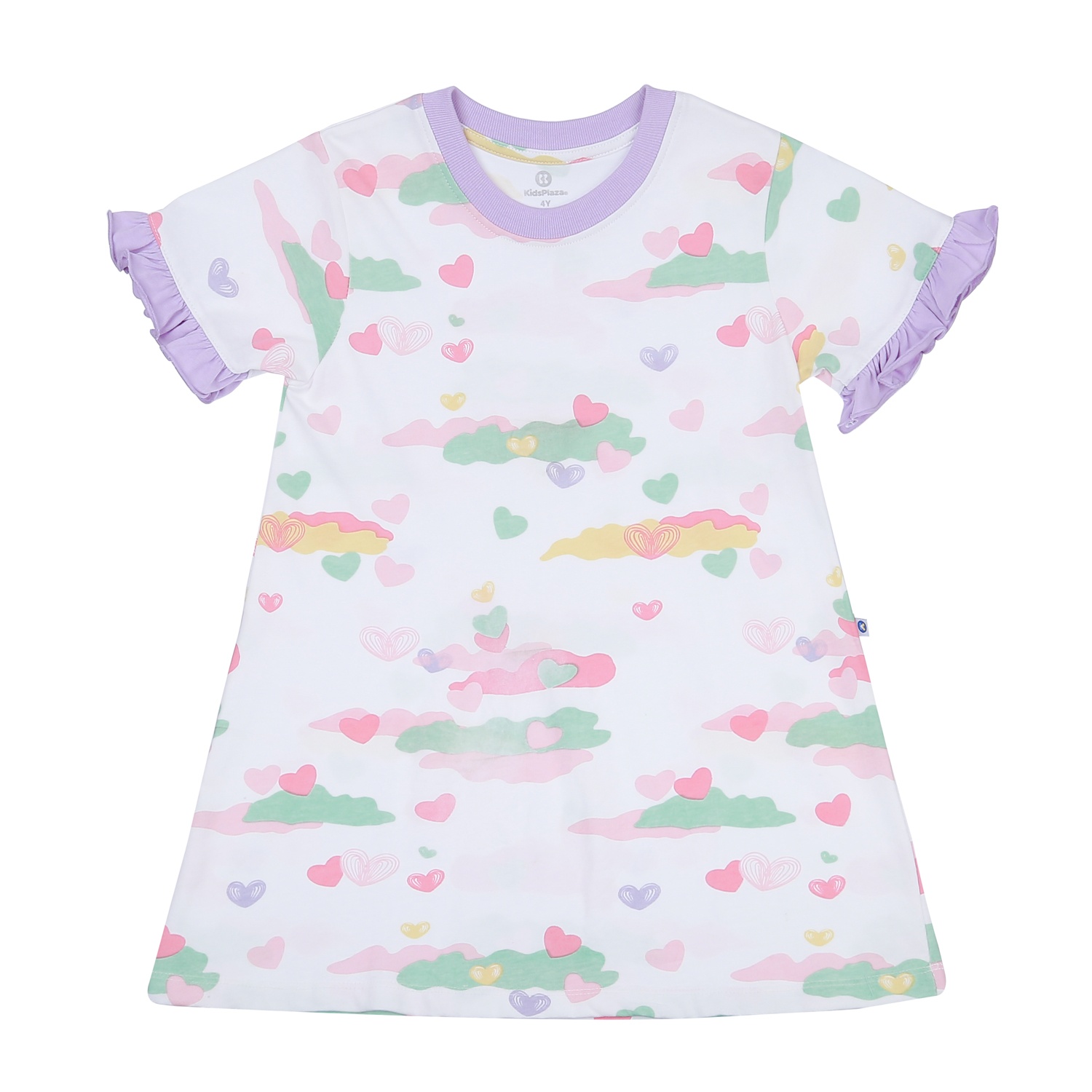 Váy bé gái KidsPlaza in hình đám mây HN23H (Trắng tím) hình 1
