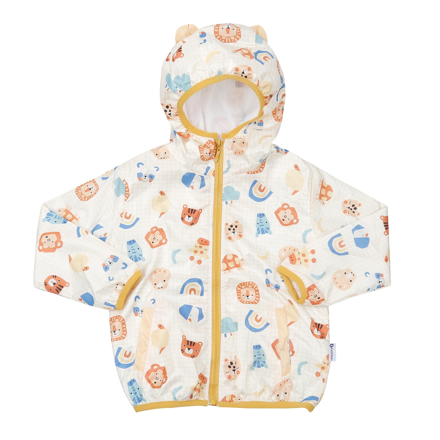 Áo gió bé trai KidsPlaza in hình thú M23T (Vàng) hình 1