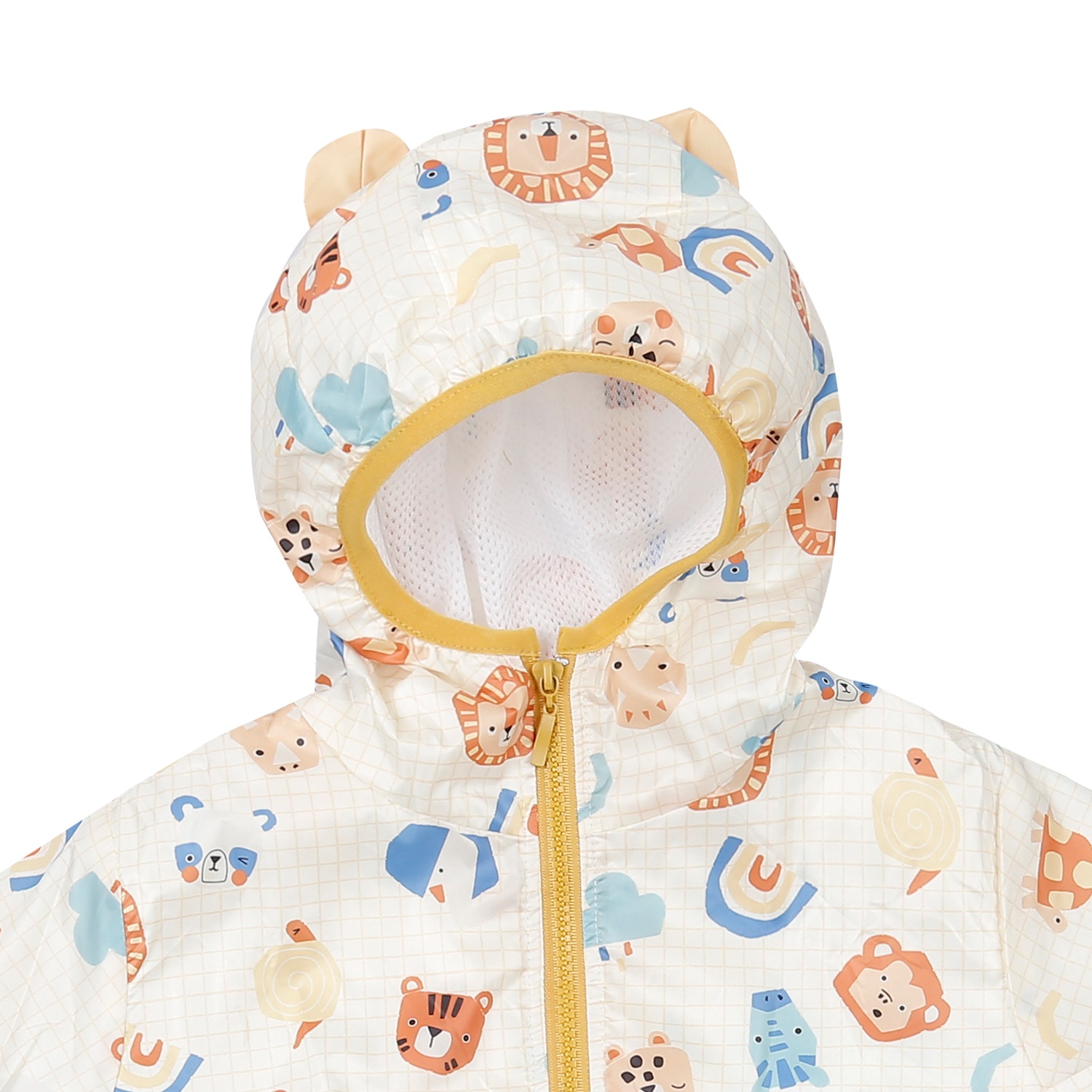 Áo gió bé trai KidsPlaza in hình thú M23T (Vàng) hình 2