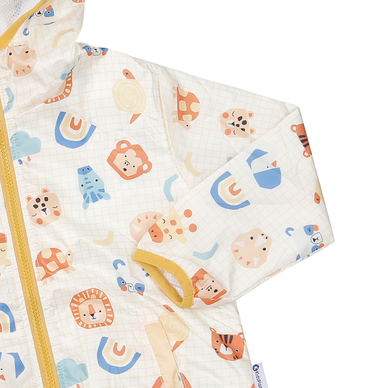 Áo gió bé trai KidsPlaza in hình thú M23T (Vàng) hình 3