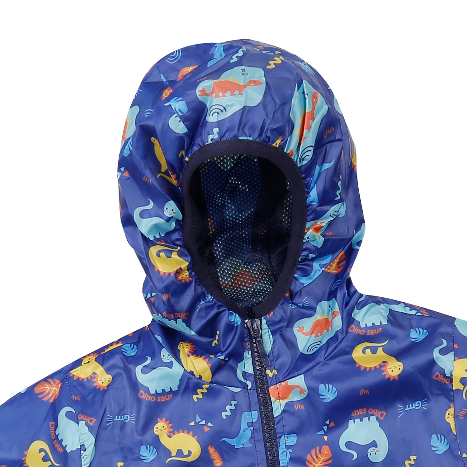 Áo gió bé trai KidsPlaza in khủng long M23T (Xanh than) hình 2