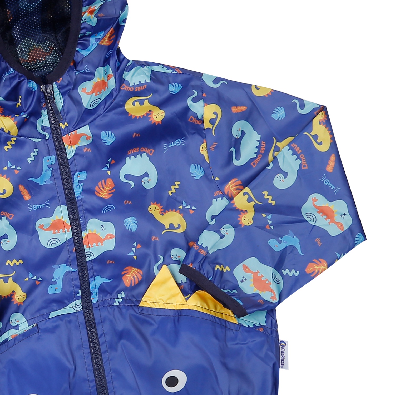 Áo gió bé trai KidsPlaza in khủng long M23T (Xanh than) hình 3