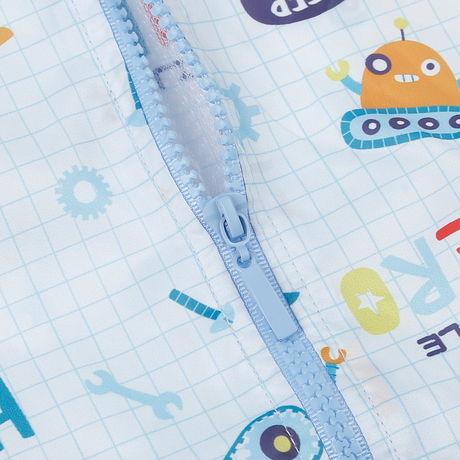 Áo gió bé trai KidsPlaza in robot M23T (Trắng) hình 4