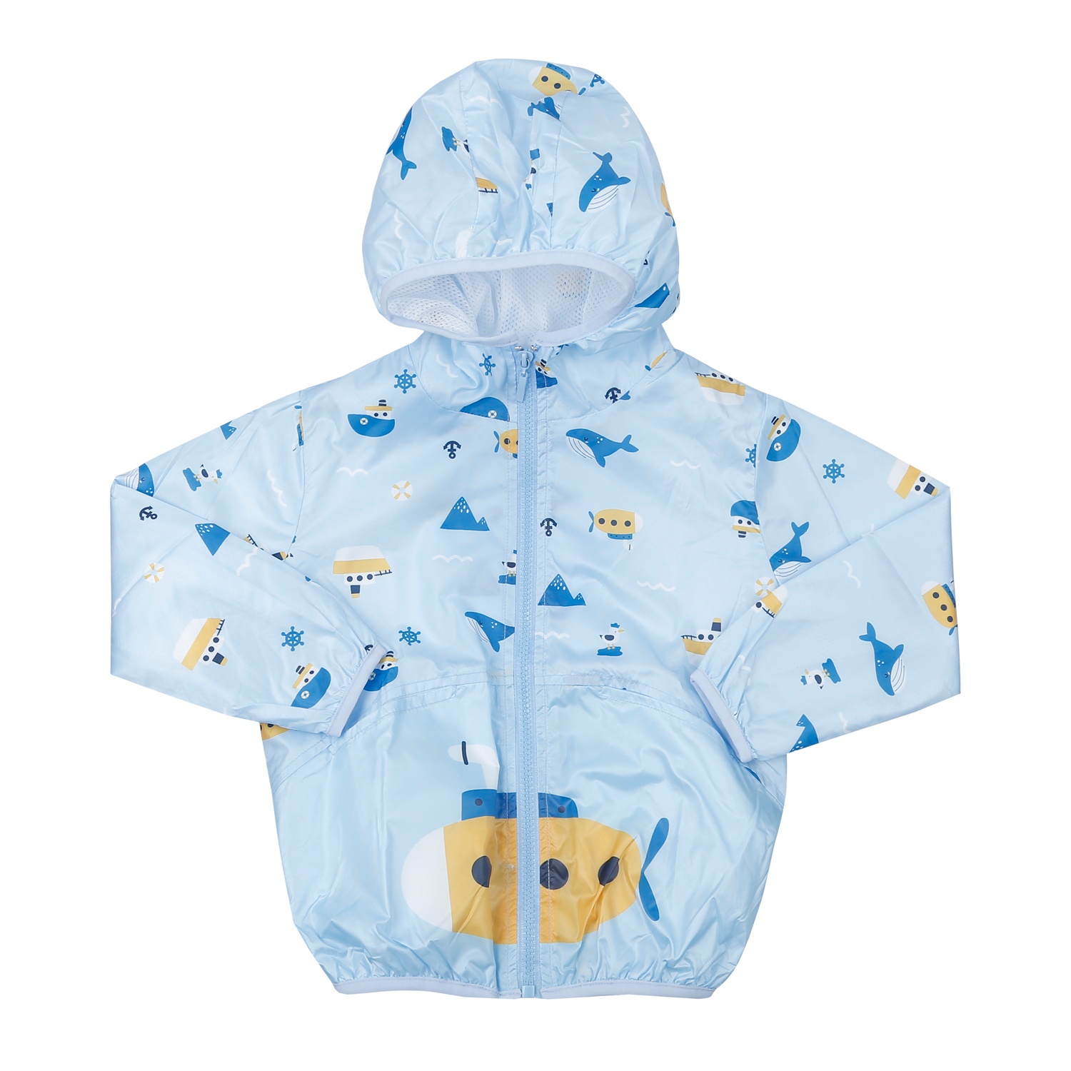 Áo gió bé trai KidsPlaza in tàu ngầm M23T (Xanh) hình 1