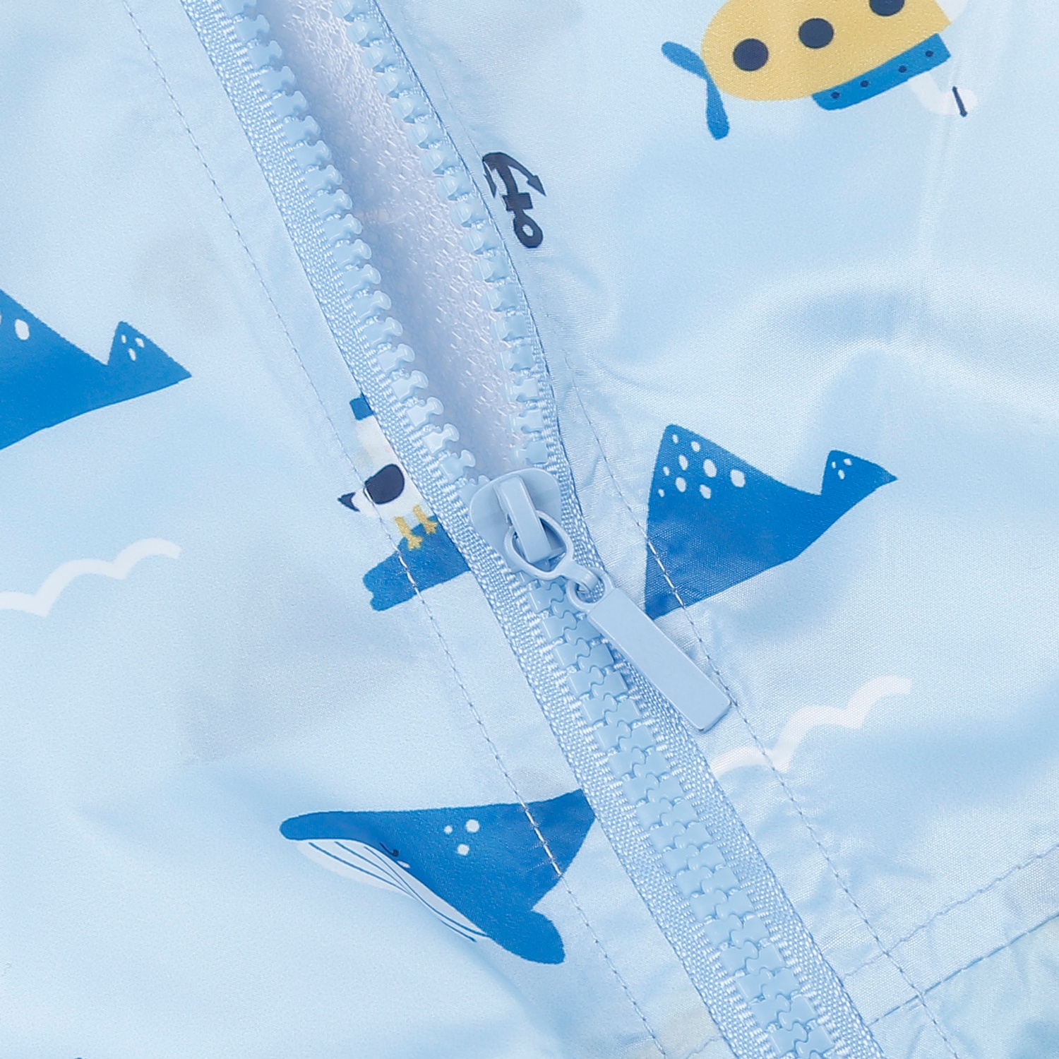 Áo gió bé trai KidsPlaza in tàu ngầm M23T (Xanh) hình 4