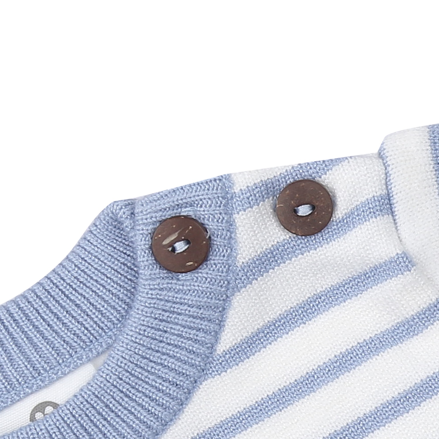 Áo len bé trai cài vai KidsPlaza HQ ND23D (Kẻ Xanh) hình 4