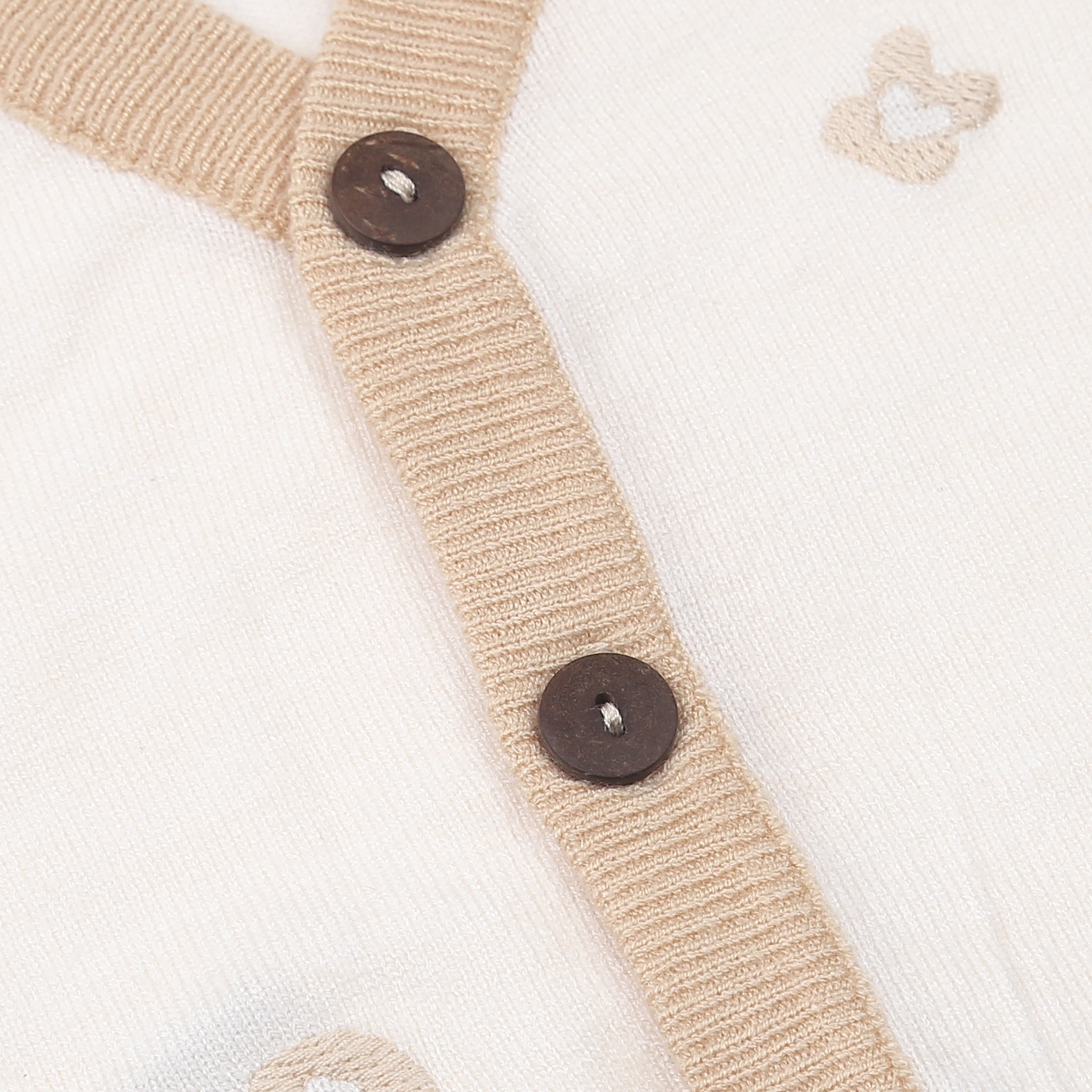 Áo len gile bé trai KidsPlaza họa tiết gấu ND23D (Be) hình 5