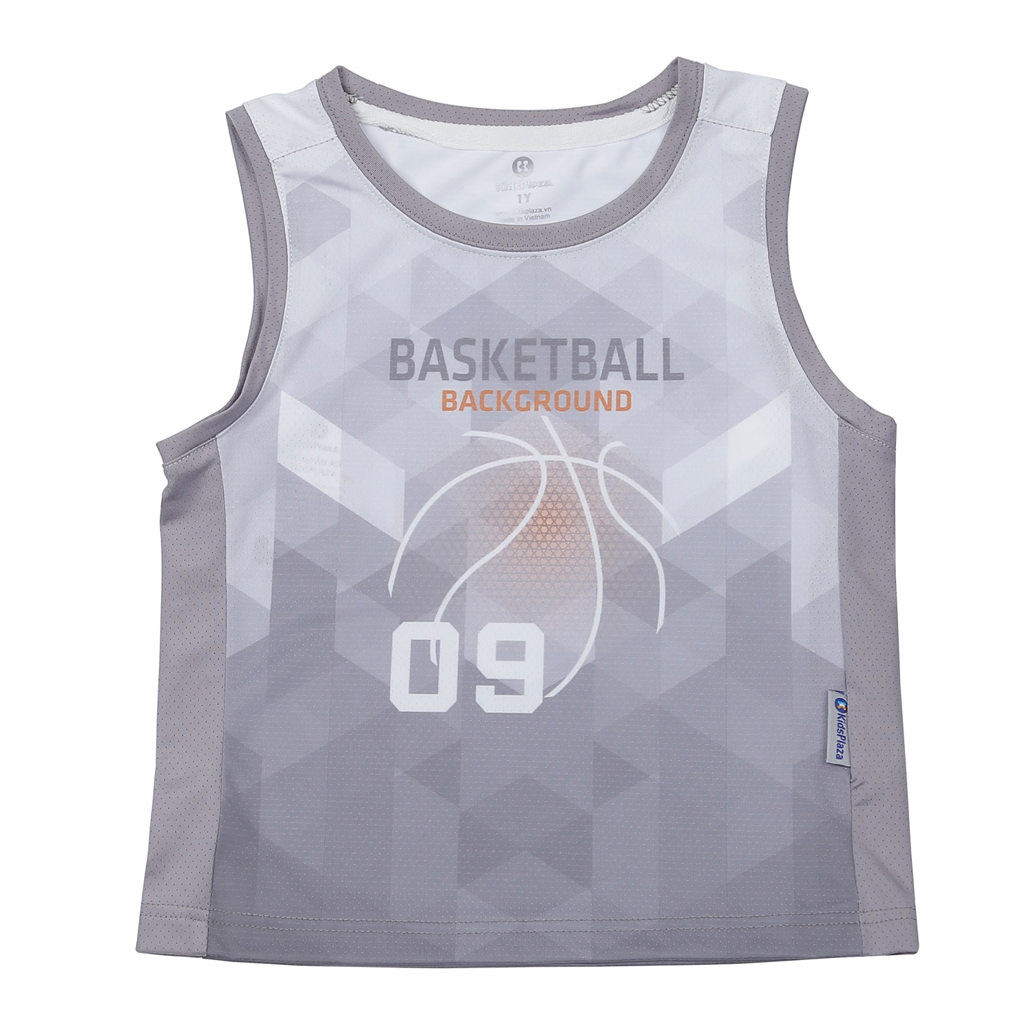 Bộ quần áo ba lỗ bé trai KidsPlaza Active 09 TT23H (Xám) hình 2