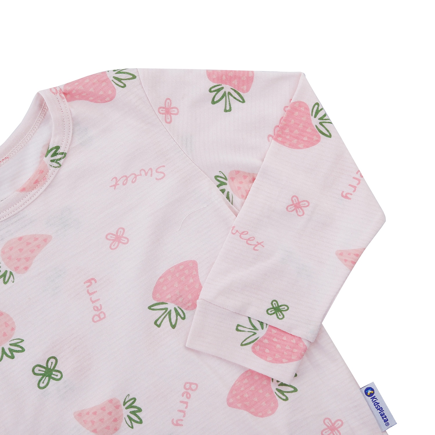 Bộ quần áo dài tay bé gái KidsPlaza in dâu M23T (Hồng) hình 4