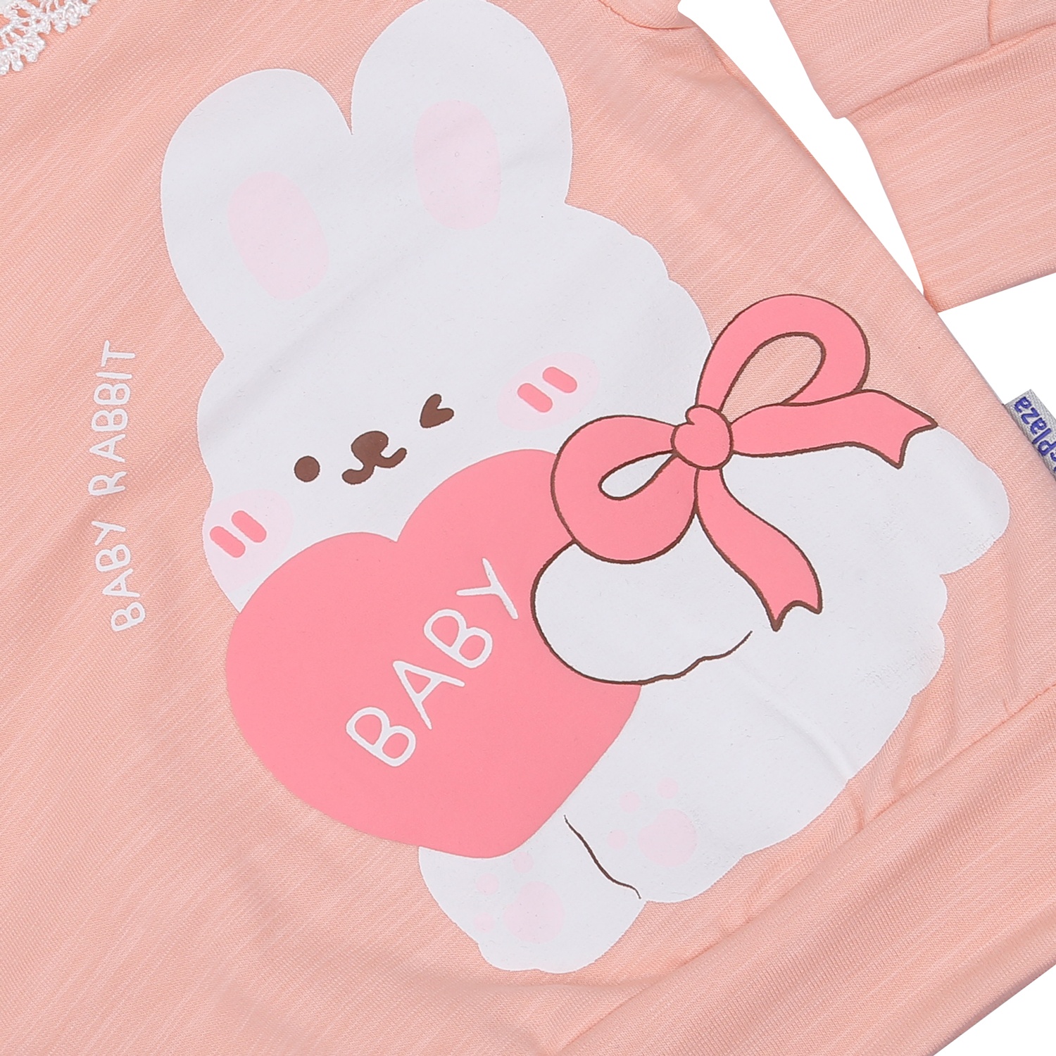 Bộ quần áo dài tay bé gái KidsPlaza in thỏ baby VY23T (Hồng) hình 4