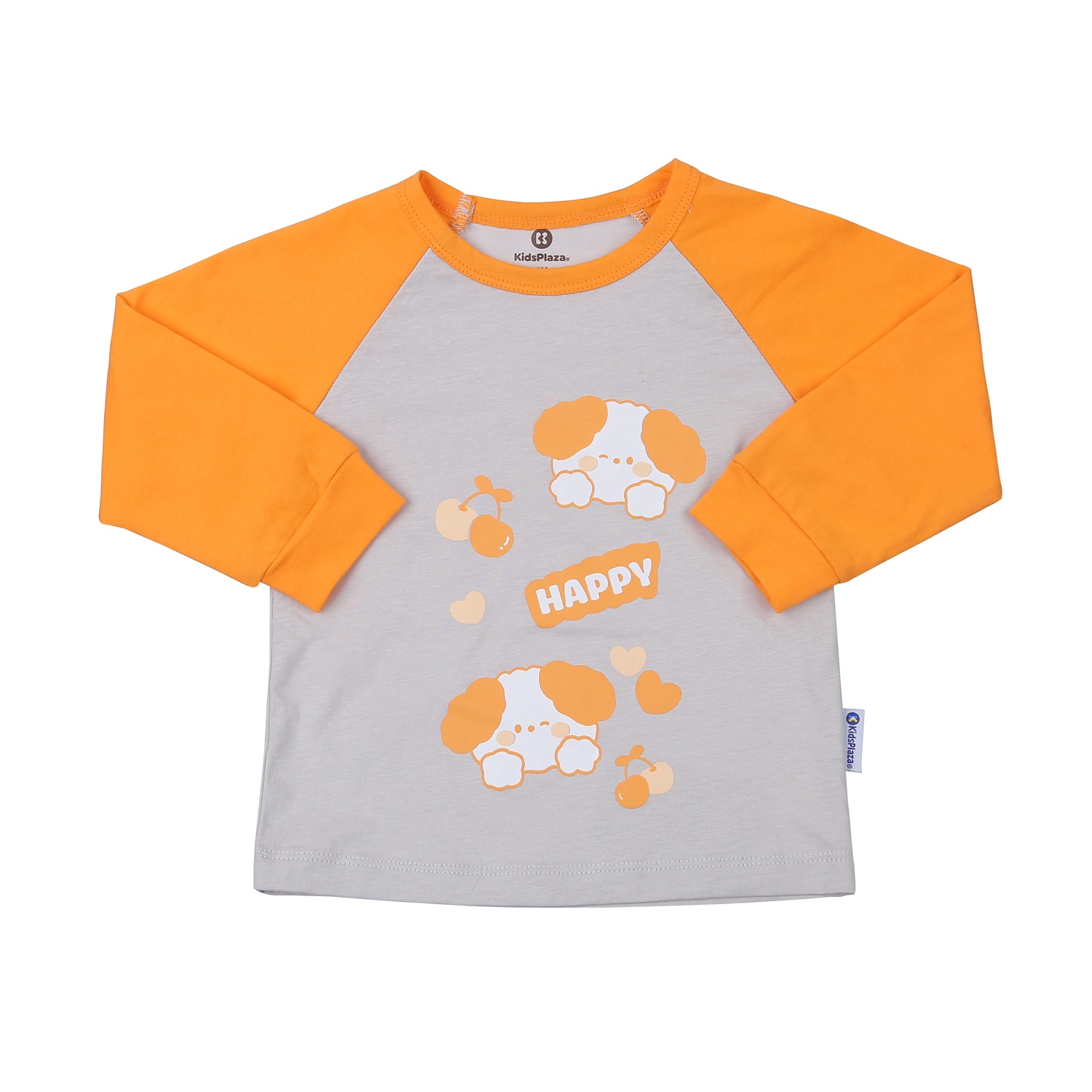 Bộ quần áo dài tay bé trai KidsPlaza in happy M23T