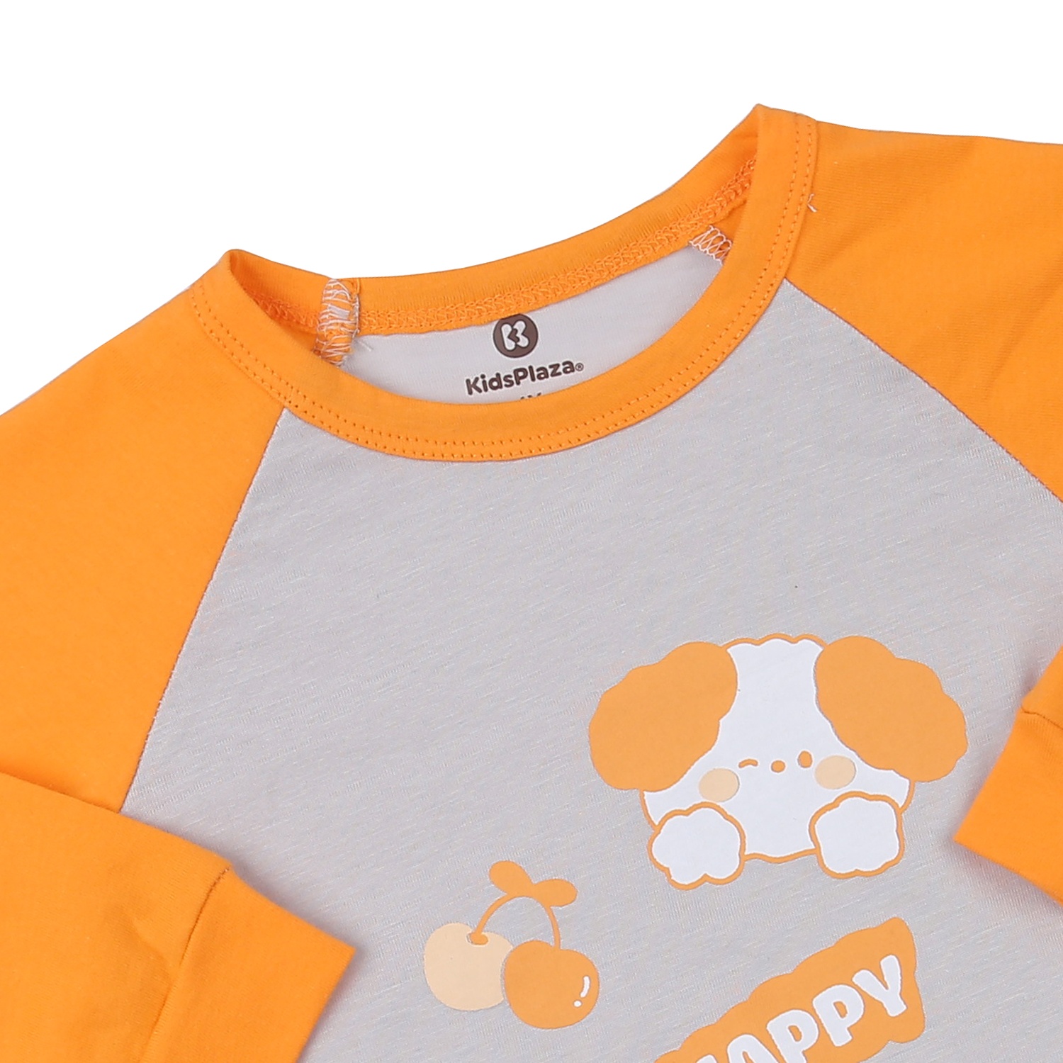 Bộ quần áo dài tay bé trai KidsPlaza in happy M23T