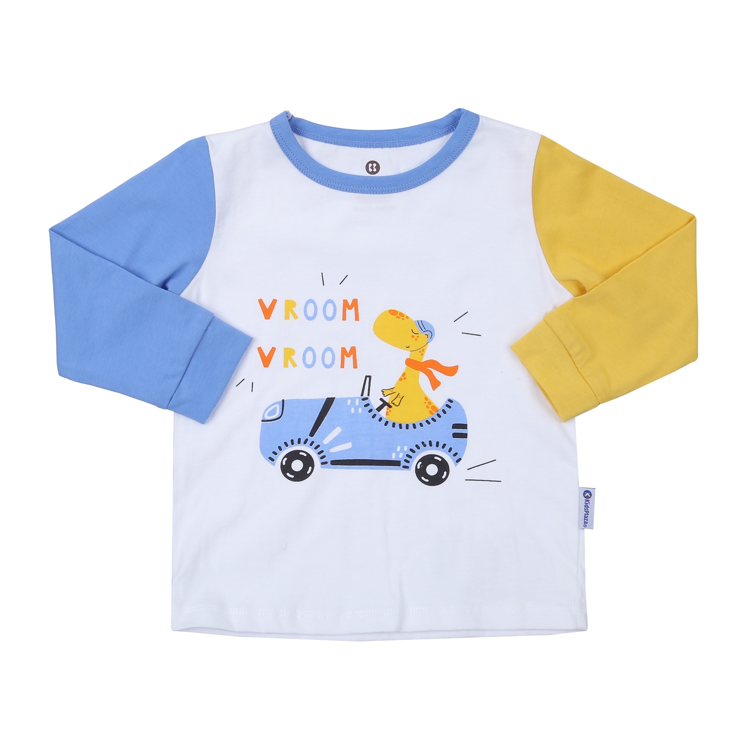 Bộ quần áo dài tay bé trai KidsPlaza in khủng long M23T (Nhiều màu)