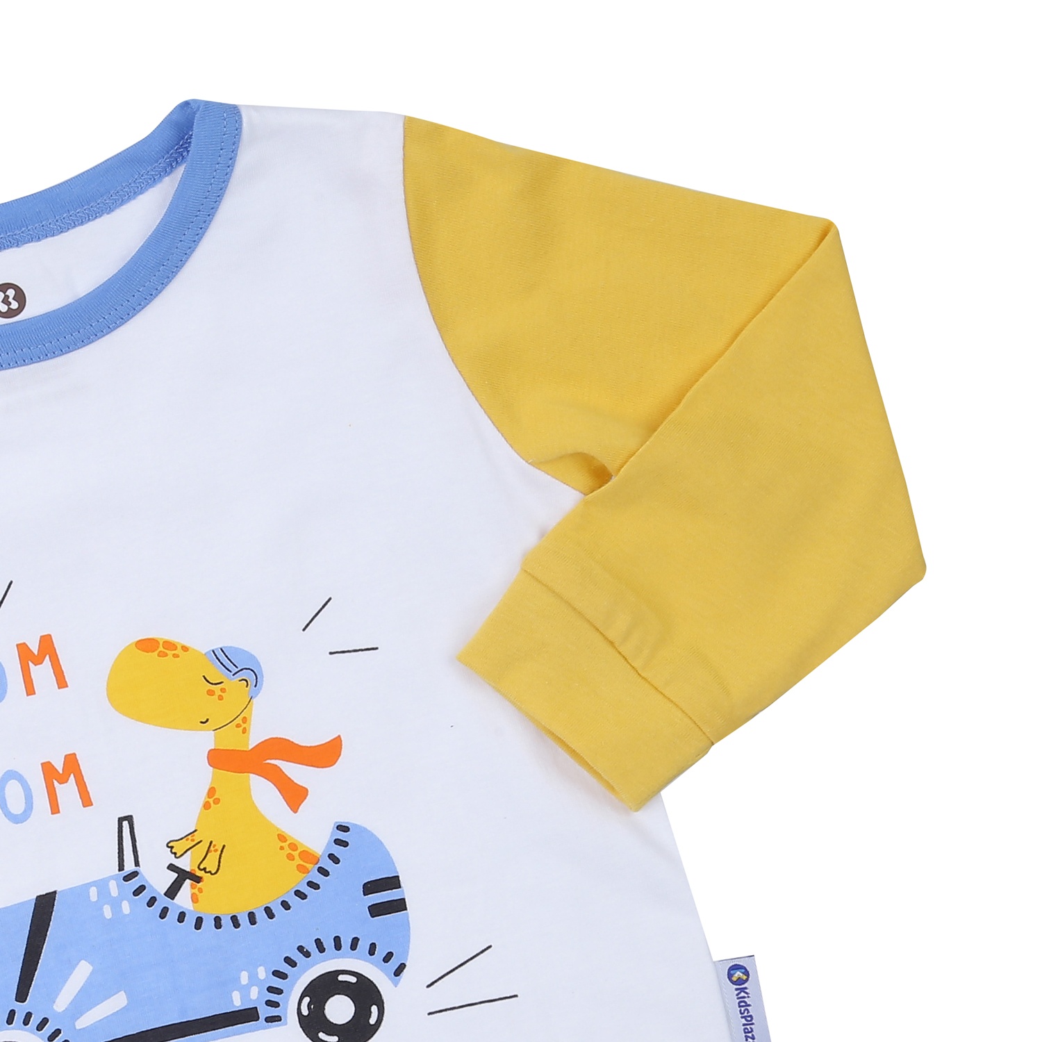 Bộ quần áo dài tay bé trai KidsPlaza in khủng long M23T (Nhiều màu)