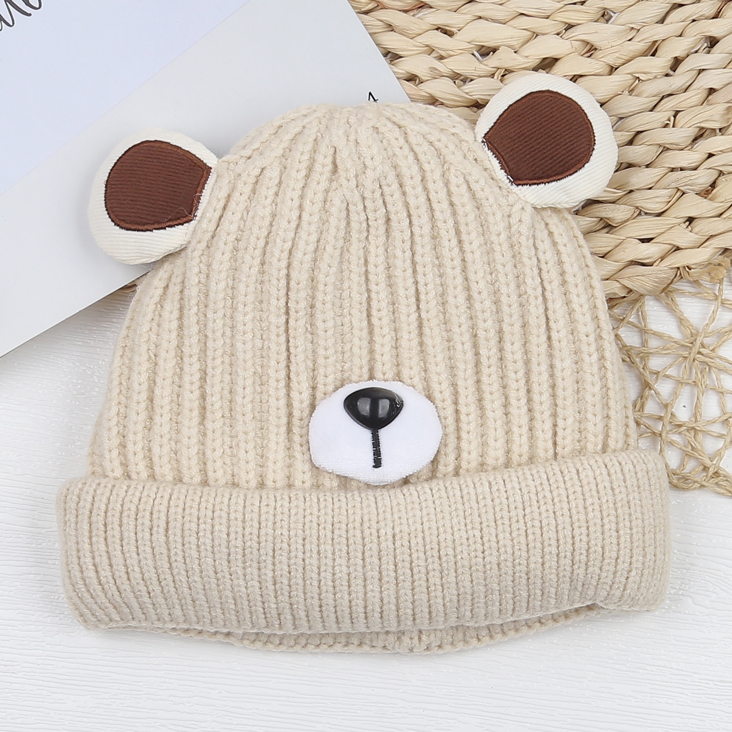 Mũ len cho bé KidsPlaza gấu (Be) hình 1