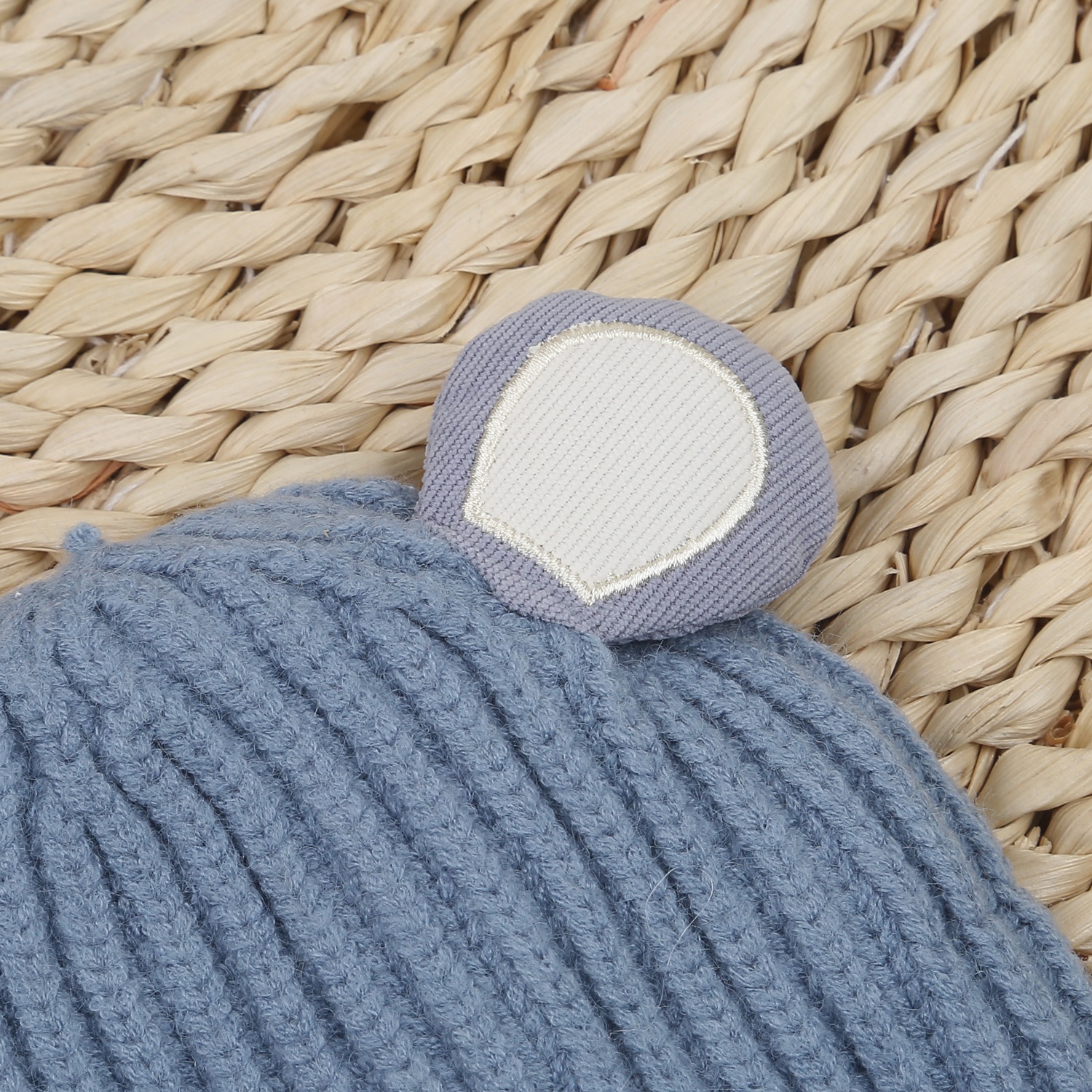 Mũ len cho bé KidsPlaza gấu (Xanh dương) hình 3