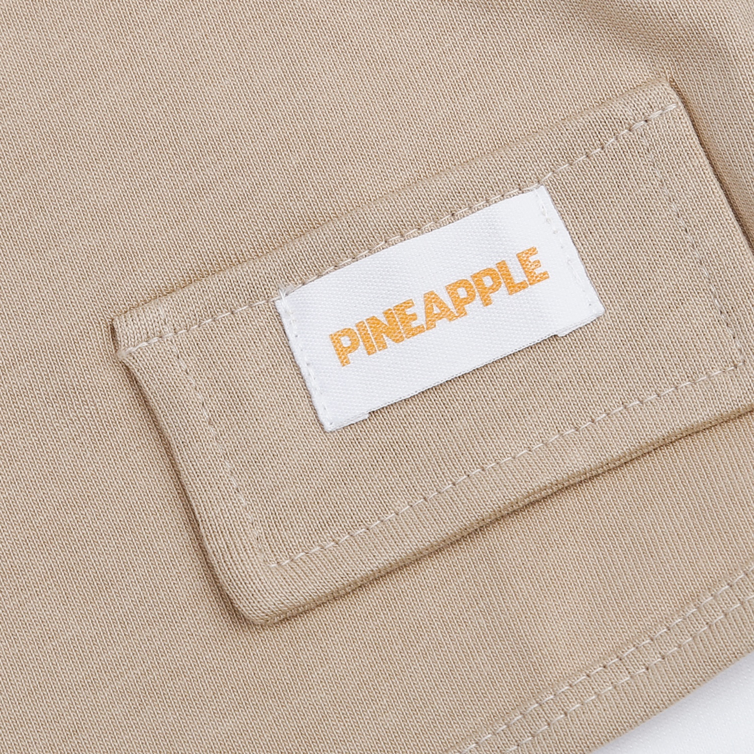 Áo cộc tay bé trai KidsPlaza yếm in dứa HN23H (Trắng nâu)