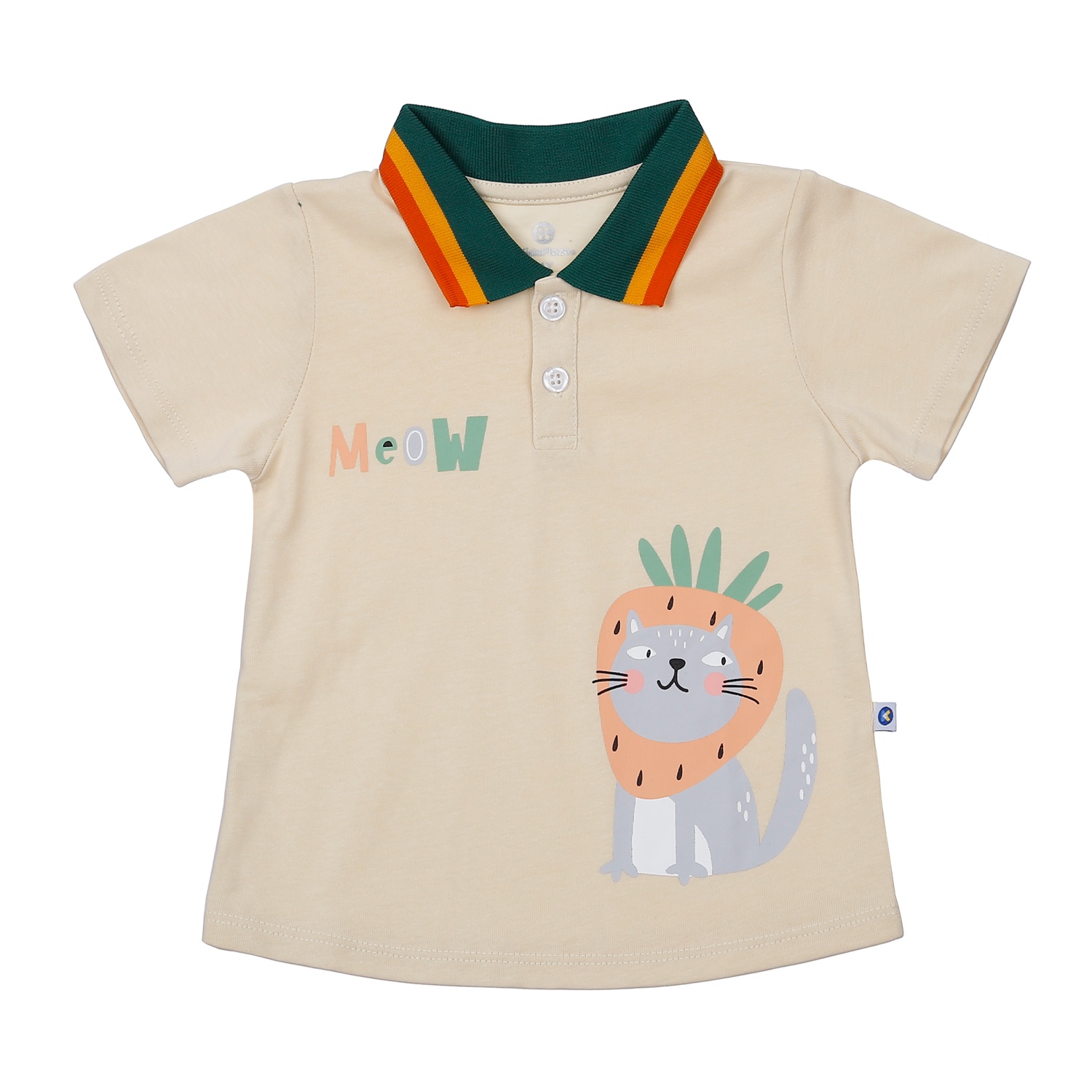 Áo polo bé trai KidsPlaza in sư tử HN23H (Vàng) hình 1