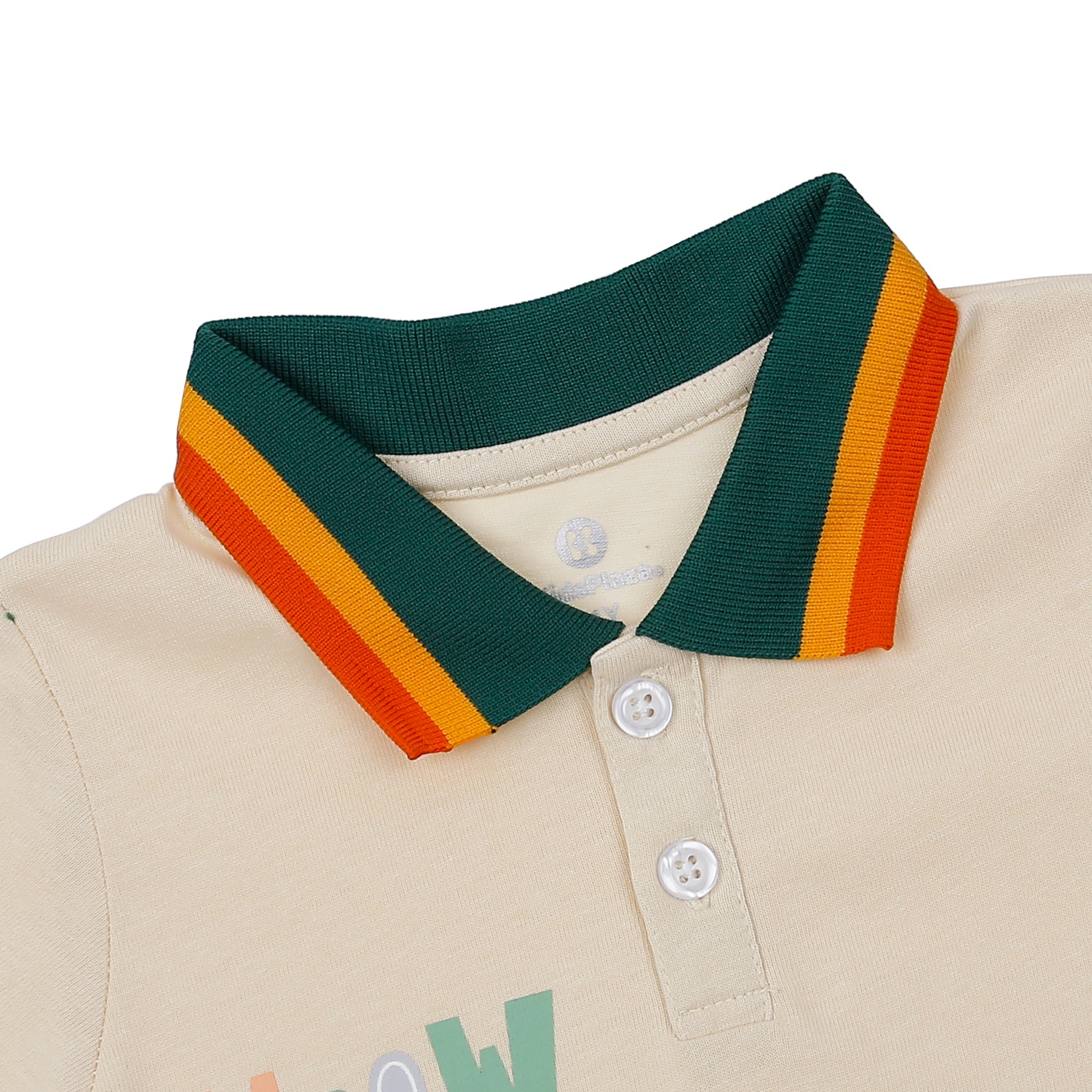 Áo polo bé trai KidsPlaza in sư tử HN23H (Vàng) hình 2