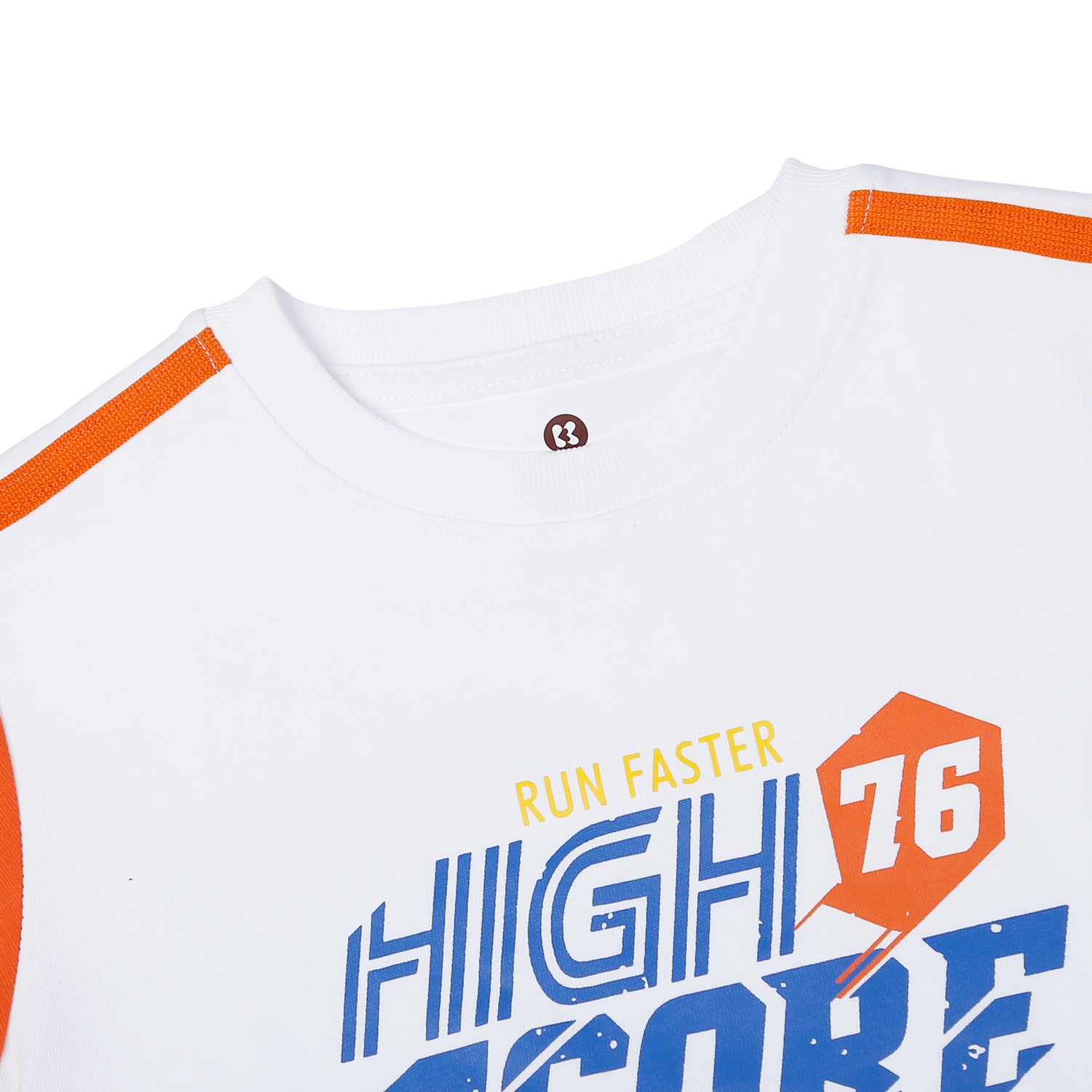 Bộ bé trai KidsPlaza in High Score HN23H (Trắng Cam) hình 3