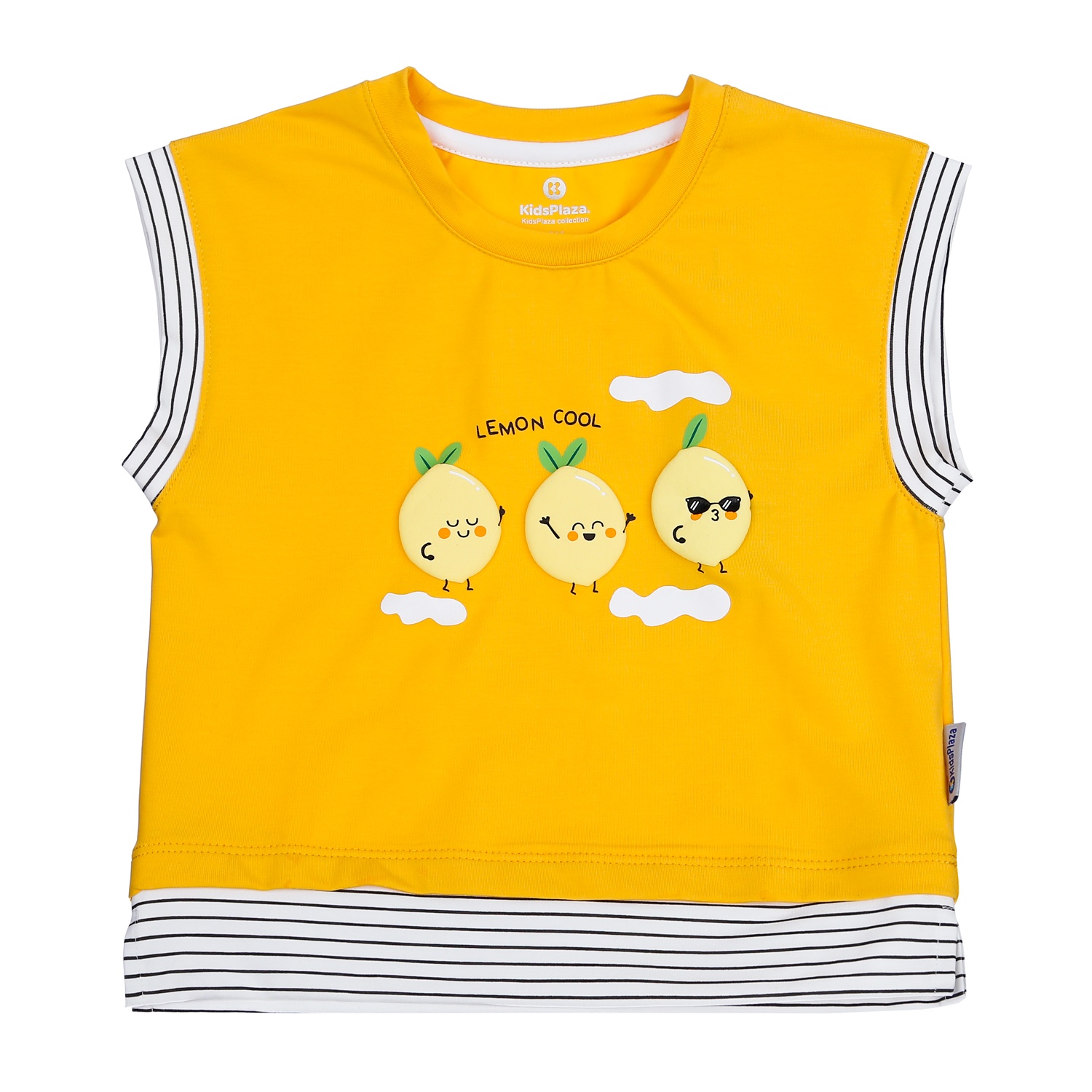 Bộ quần áo bé trai cộc tay in Lemon Cool KidsPlaza TT23H (Vàng) hình 2