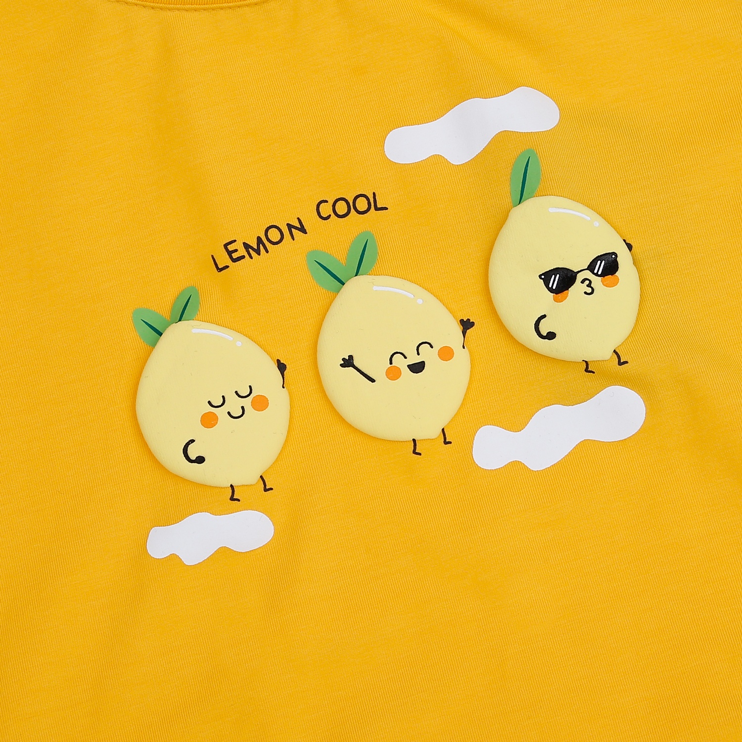 Bộ quần áo bé trai cộc tay in Lemon Cool KidsPlaza TT23H (Vàng) hình 4