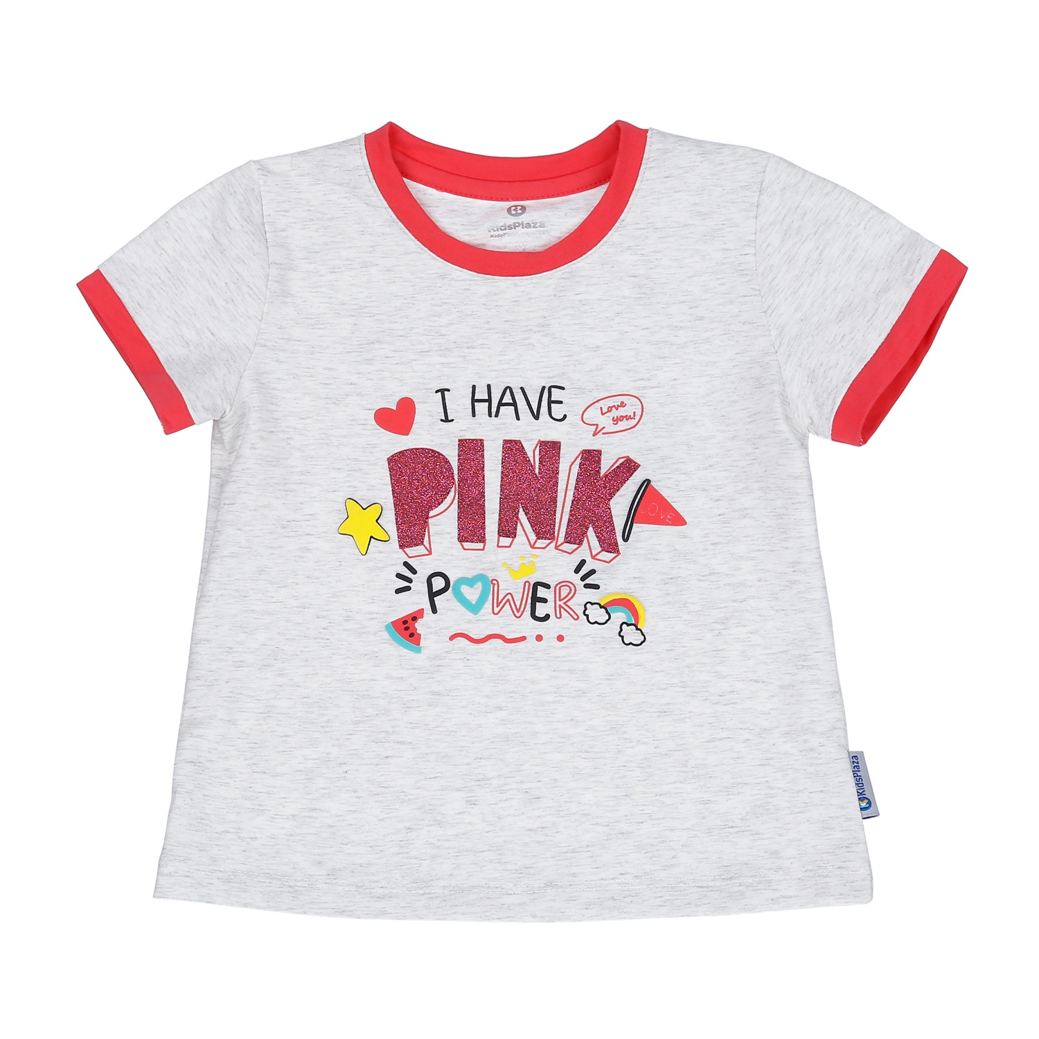 Bộ quần áo cộc tay bé trai Kids Plaza TT23H (Xám)  hình 2