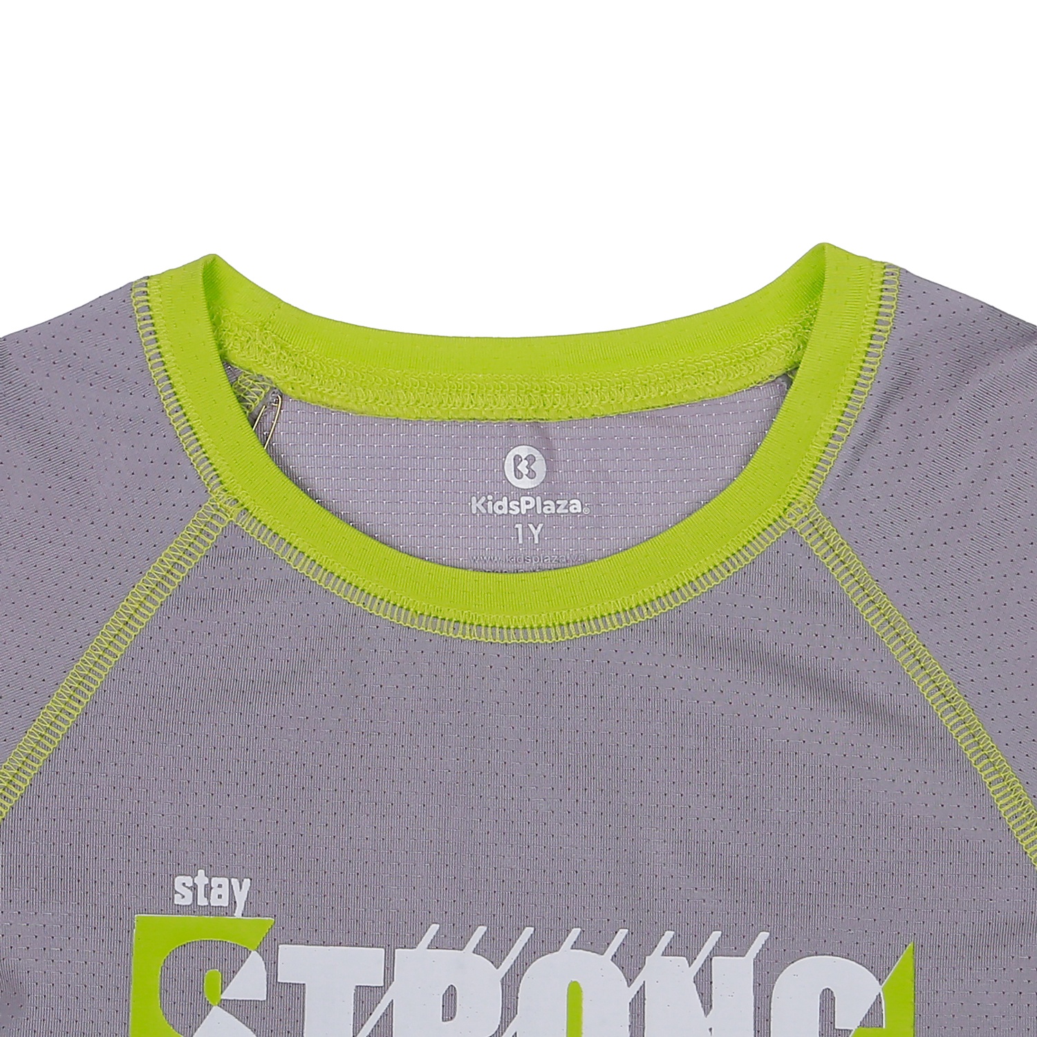 Bộ quần áo cộc tay KidsPlaza activestrong VY23H (Xám)