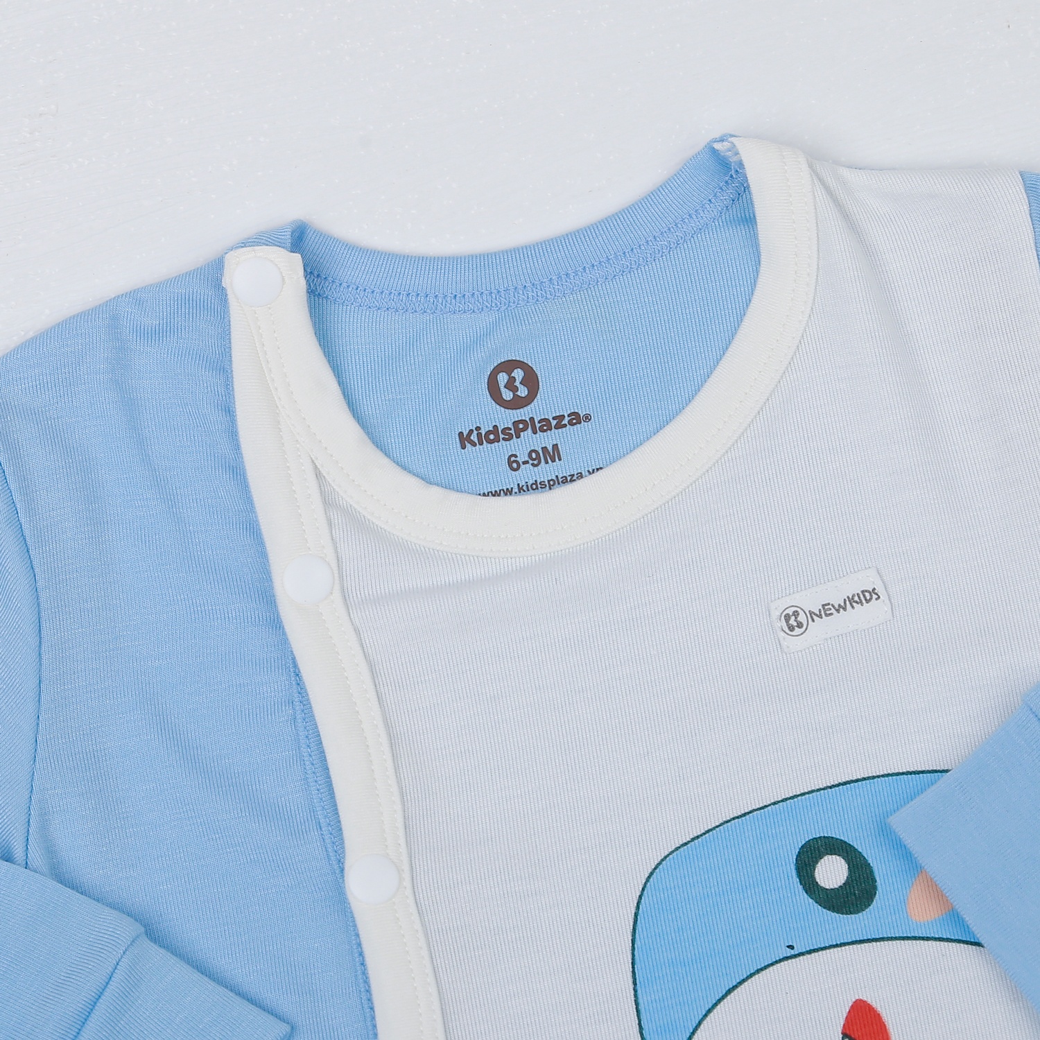 Body cho bé trai KidsPlaza in hình cá heo M22D hình 2