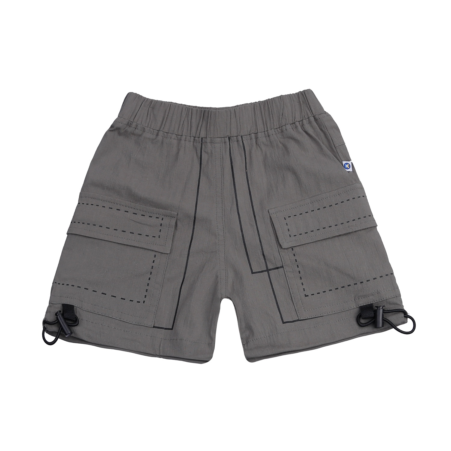 Quần short kaki bé trai KidsPlaza túi hộp HN23H (Ghi)