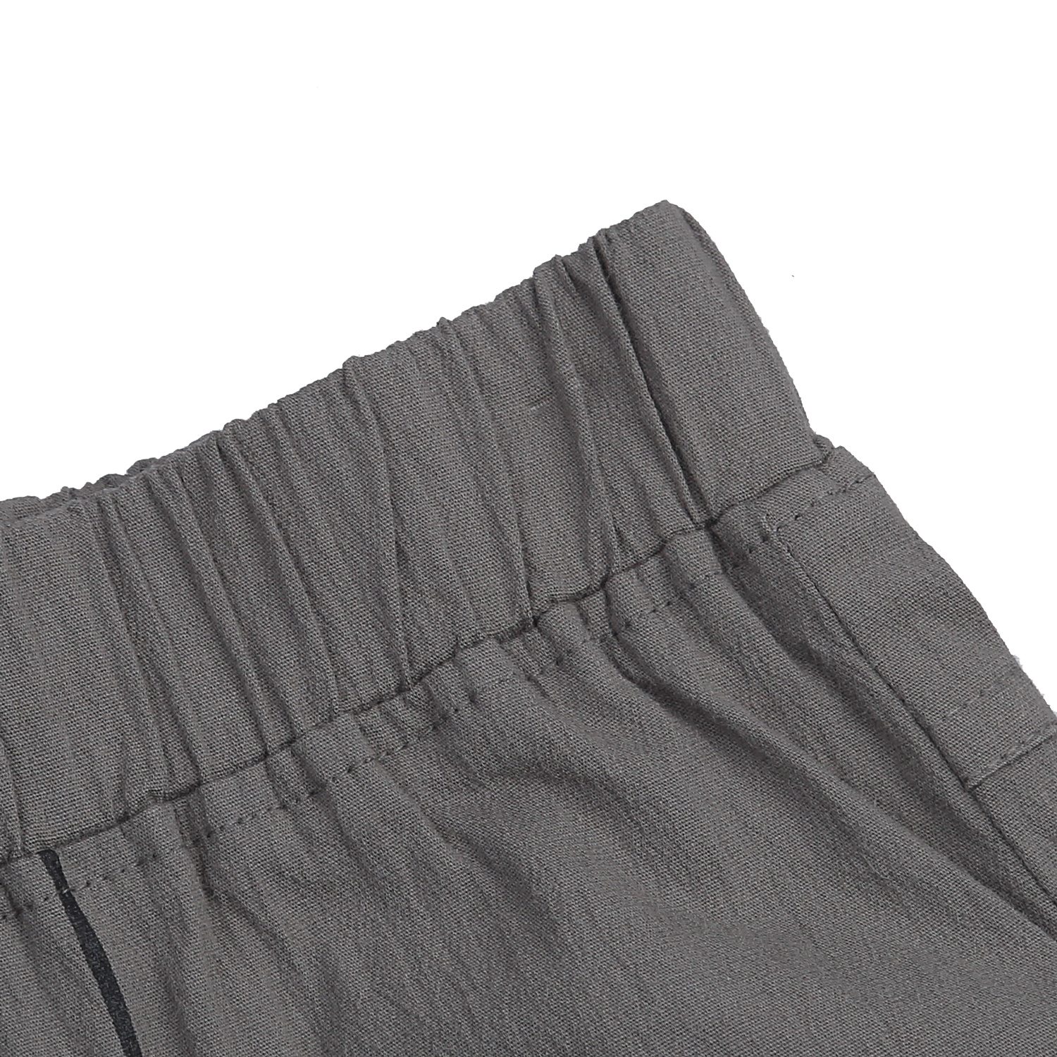 Quần short kaki bé trai KidsPlaza túi hộp HN23H (Ghi)