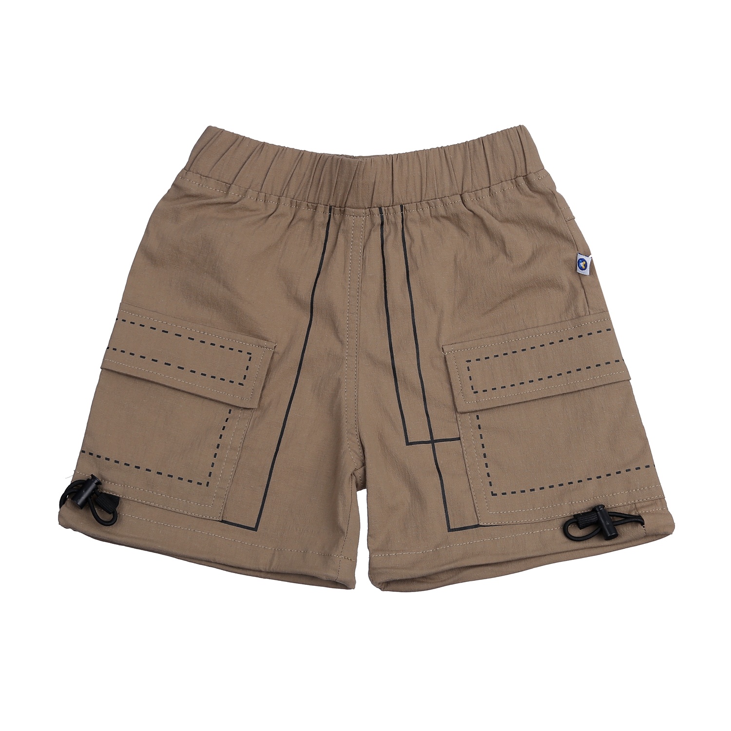 Quần short kaki bé trai KidsPlaza túi hộp HN23H (Nâu)