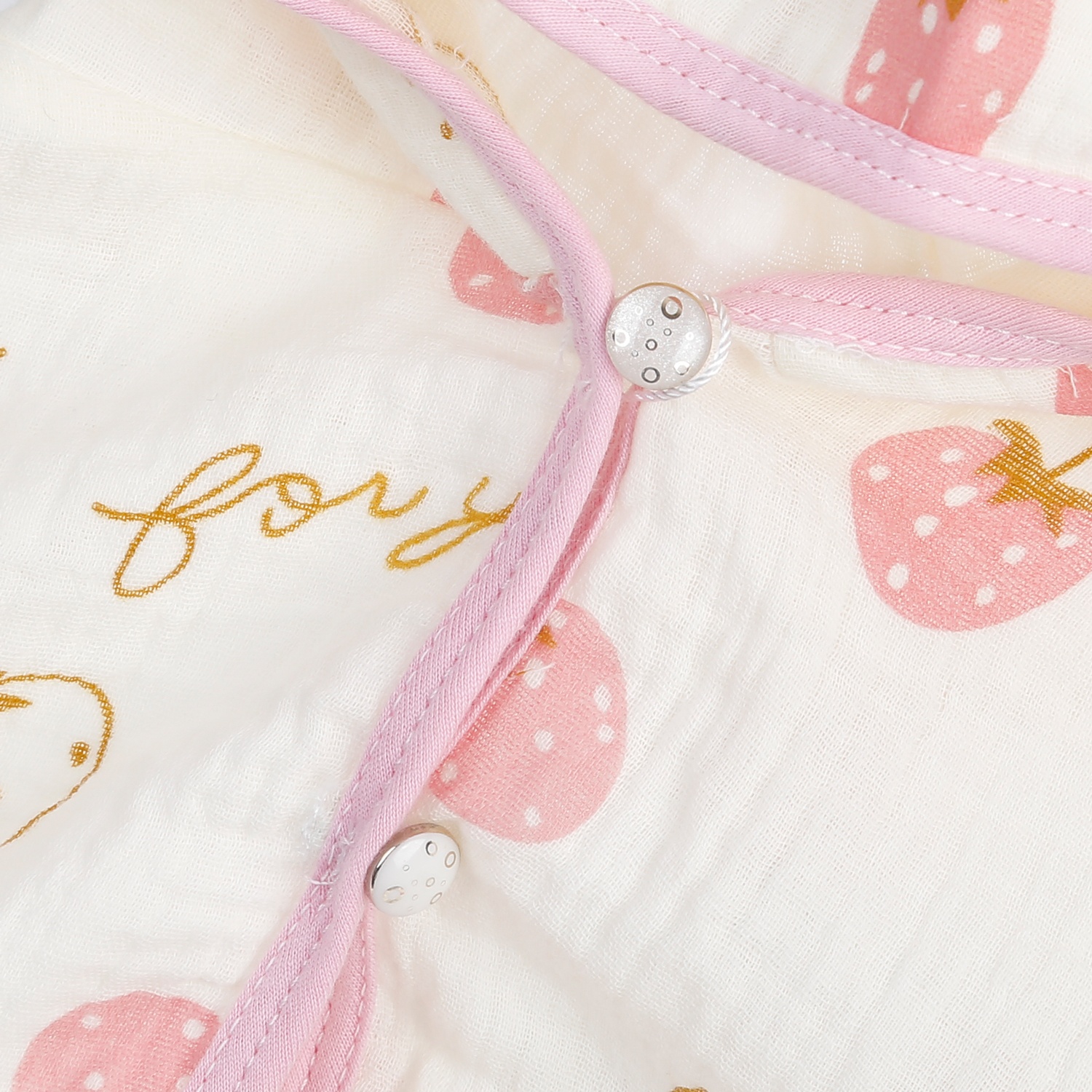 Áo choàng bé gái KidsPlaza in dâu tây TM23 (Hồng) hình 3