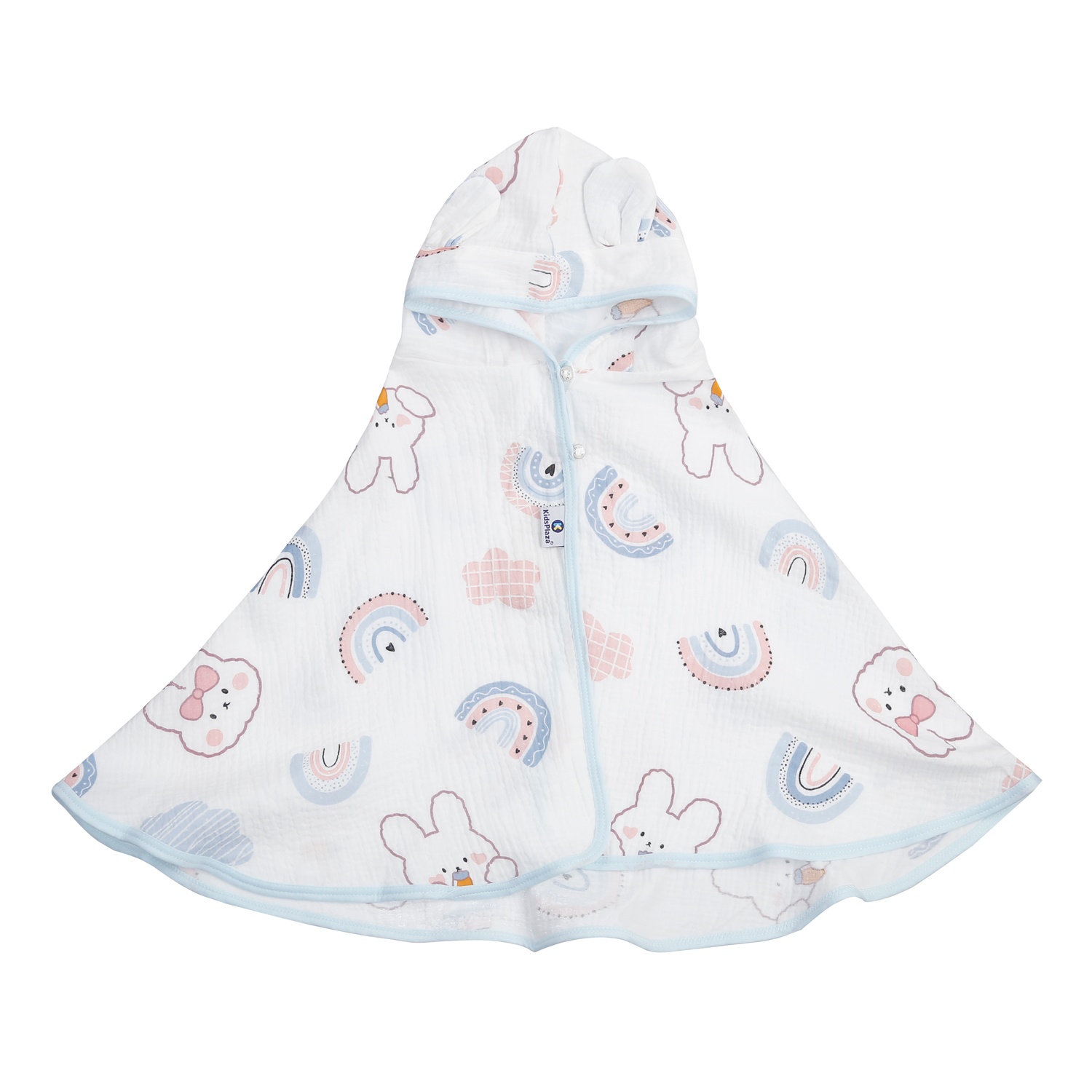 Áo choàng bé gái KidsPlaza in thỏ TM23 (Trắng)