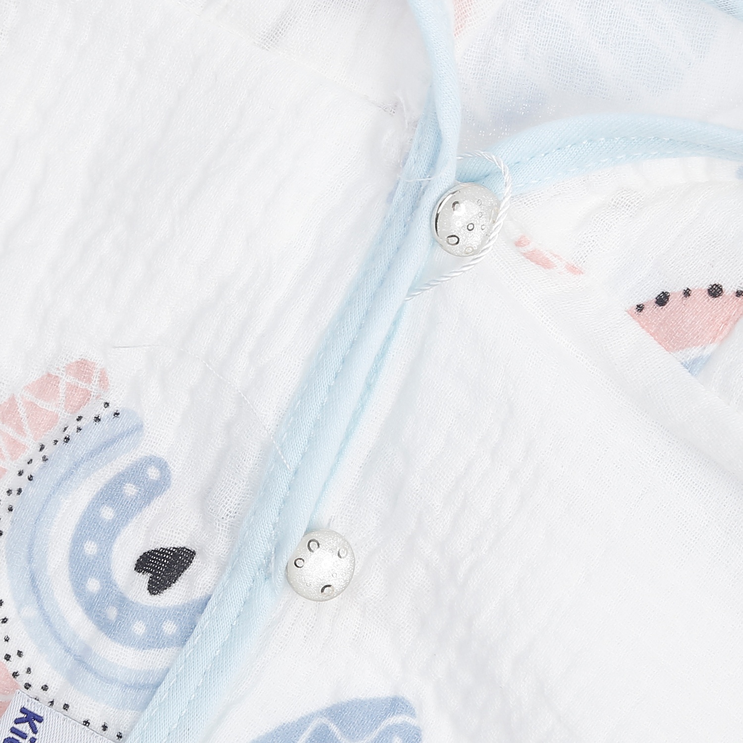 Áo choàng bé gái KidsPlaza in thỏ TM23 (Trắng) hình 3