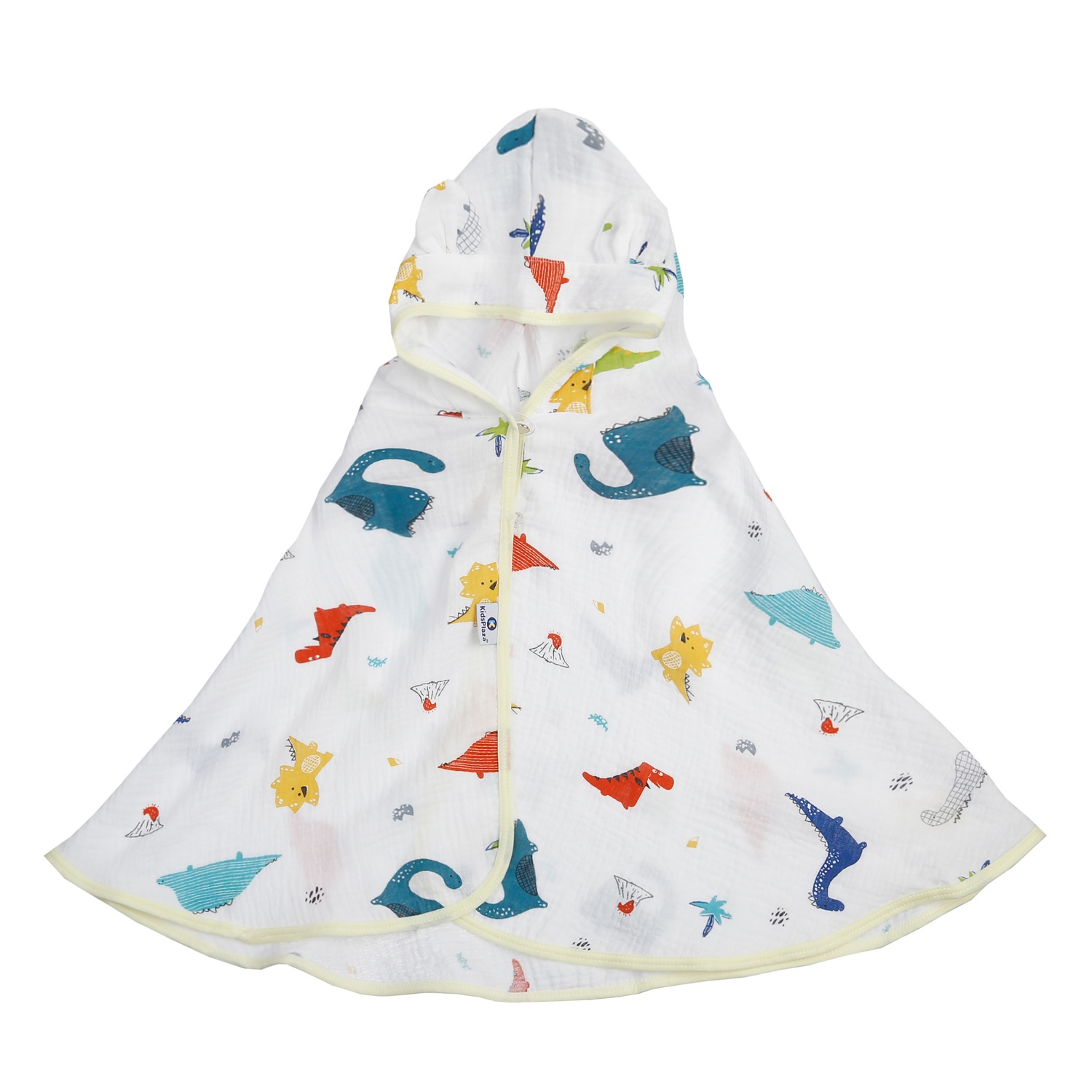 Áo choàng bé trai KidsPlaza in khủng long TM23 (Trắng)