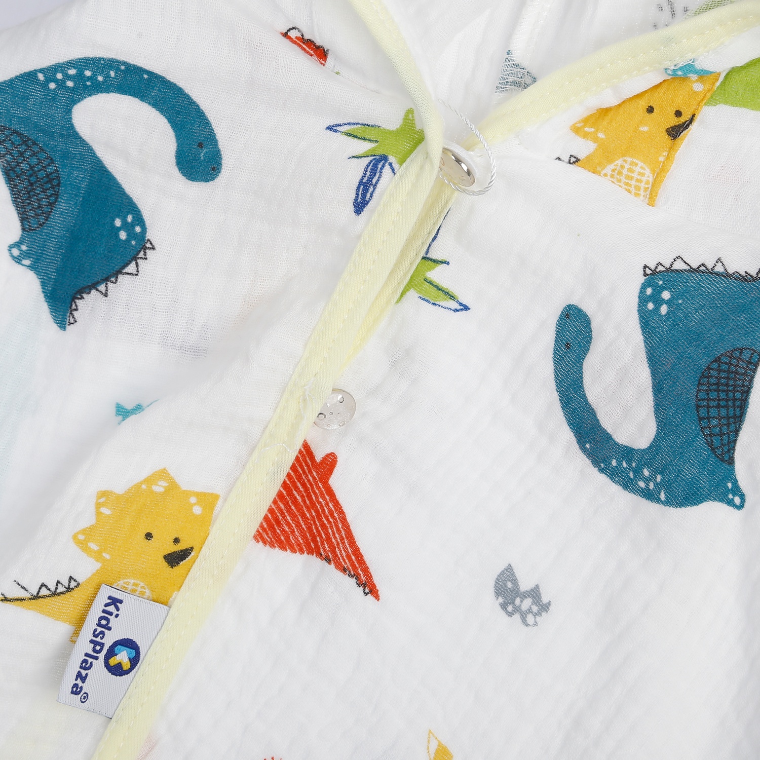 Áo choàng bé trai KidsPlaza in khủng long TM23 (Trắng) hình 3