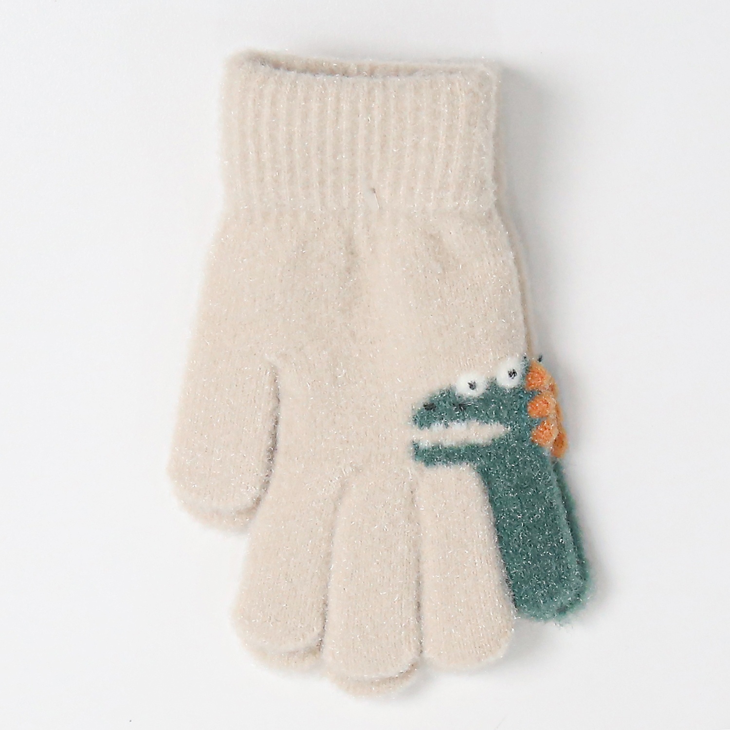 Găng tay cả bàn cho bé KidsPlaza khủng long 24K-G05 (Be)  hình 2