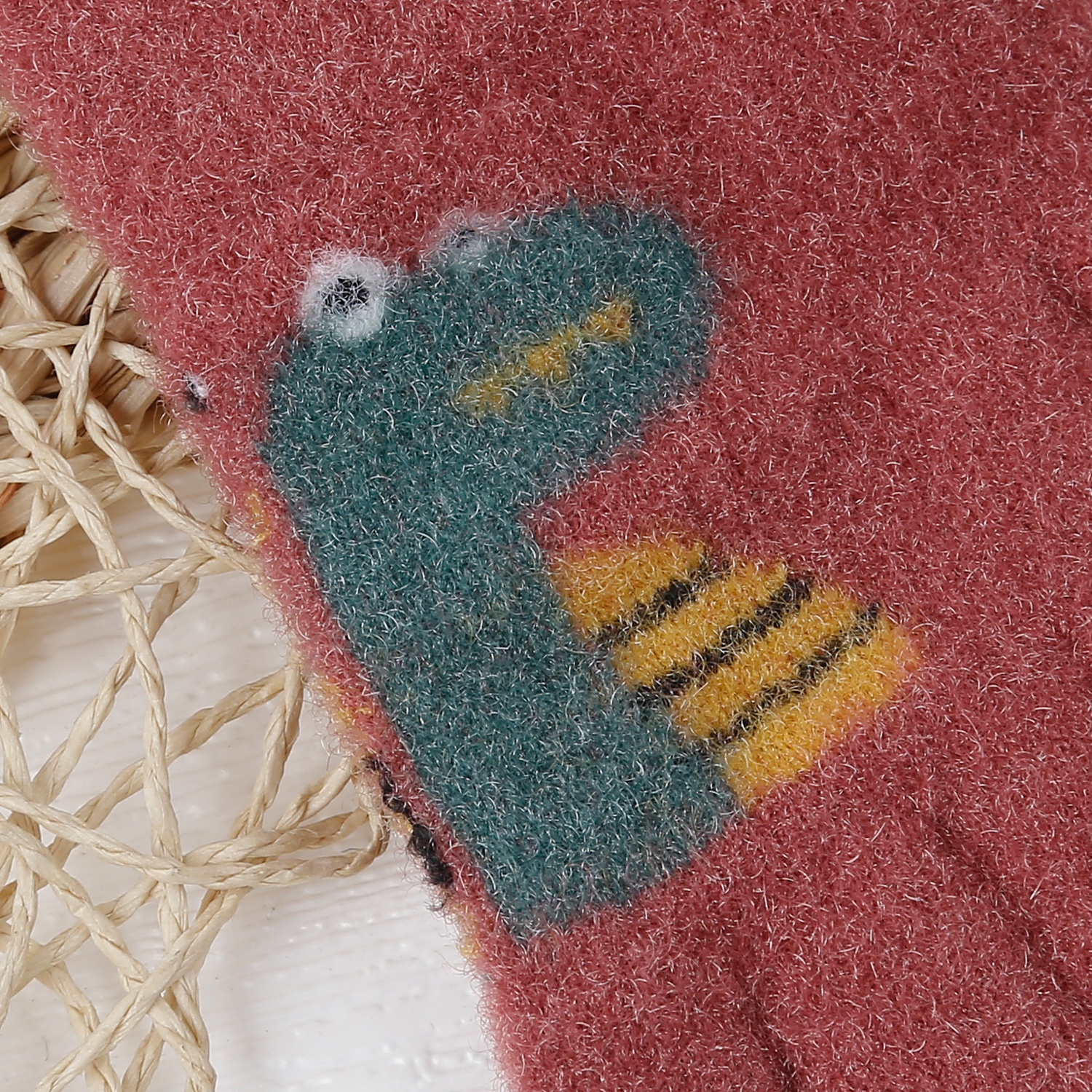 Găng tay cả bàn cho bé KidsPlaza khủng long (Đỏ) 