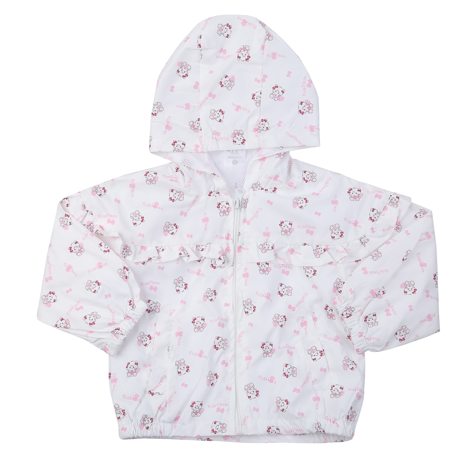 Áo gió bé gái KidsPlaza in mèo 24K-WJ05 (Hồng)