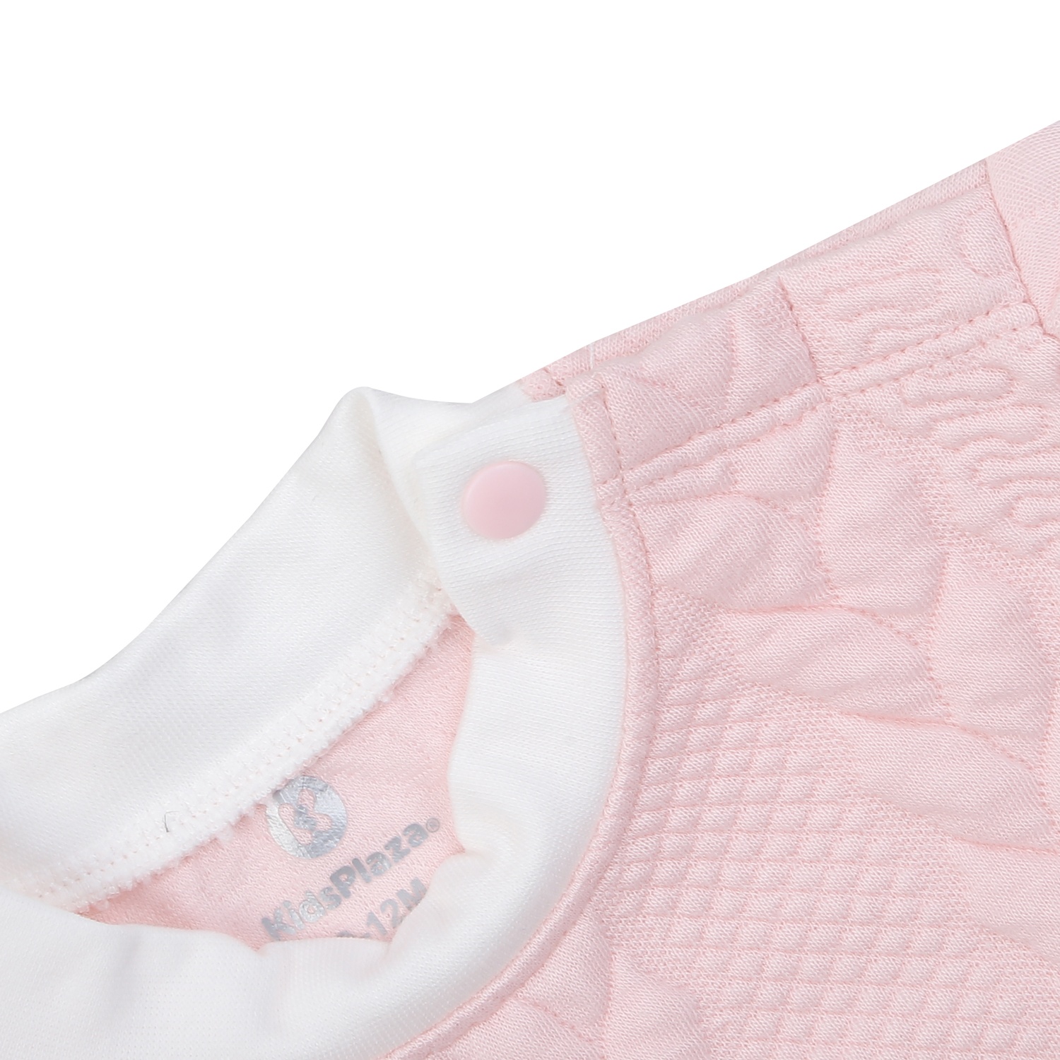 Bộ nỉ bông cài vai KidsPlaza HN24D (Hồng) hình 4