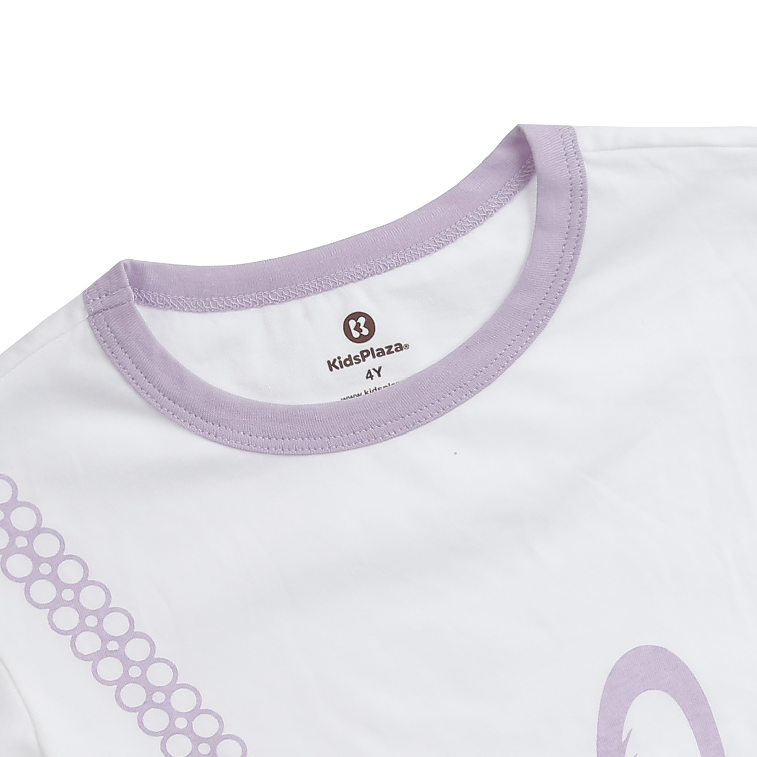 Bộ quần áo bé gái KidsPlaza in túi thỏ M24H (Tím) hình 4