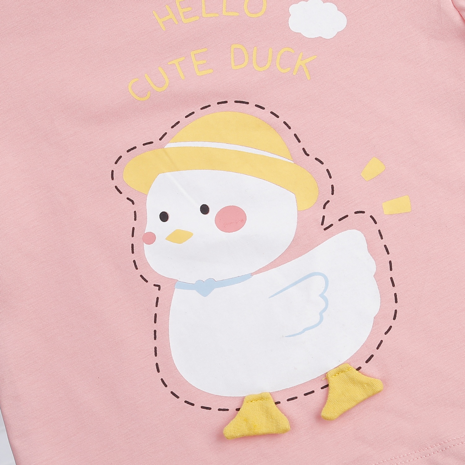 hình in vịt ngộ nghĩnh và đáng yêu