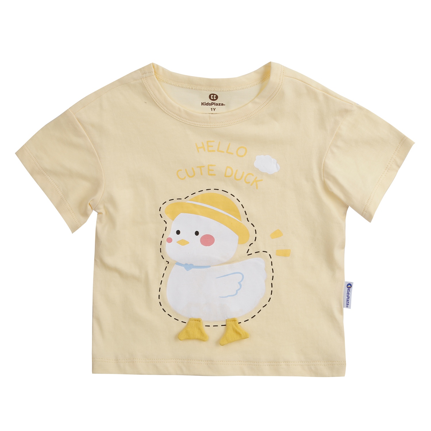 Áo cộc tay với from dáng basic, suông rộng