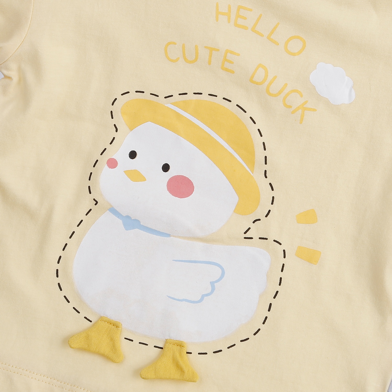 in hình vịt ngộ nghĩnh và dễ thương