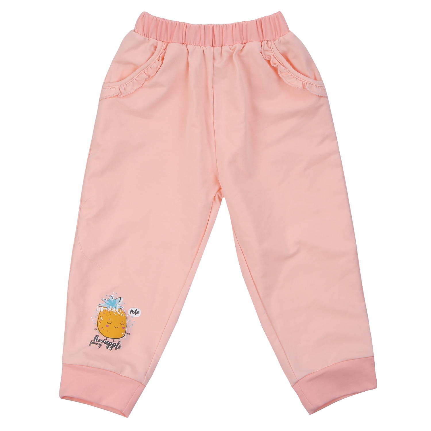 Bộ quần áo dài bé gái in hình quả dứa TT24T (Hồng) hình 4