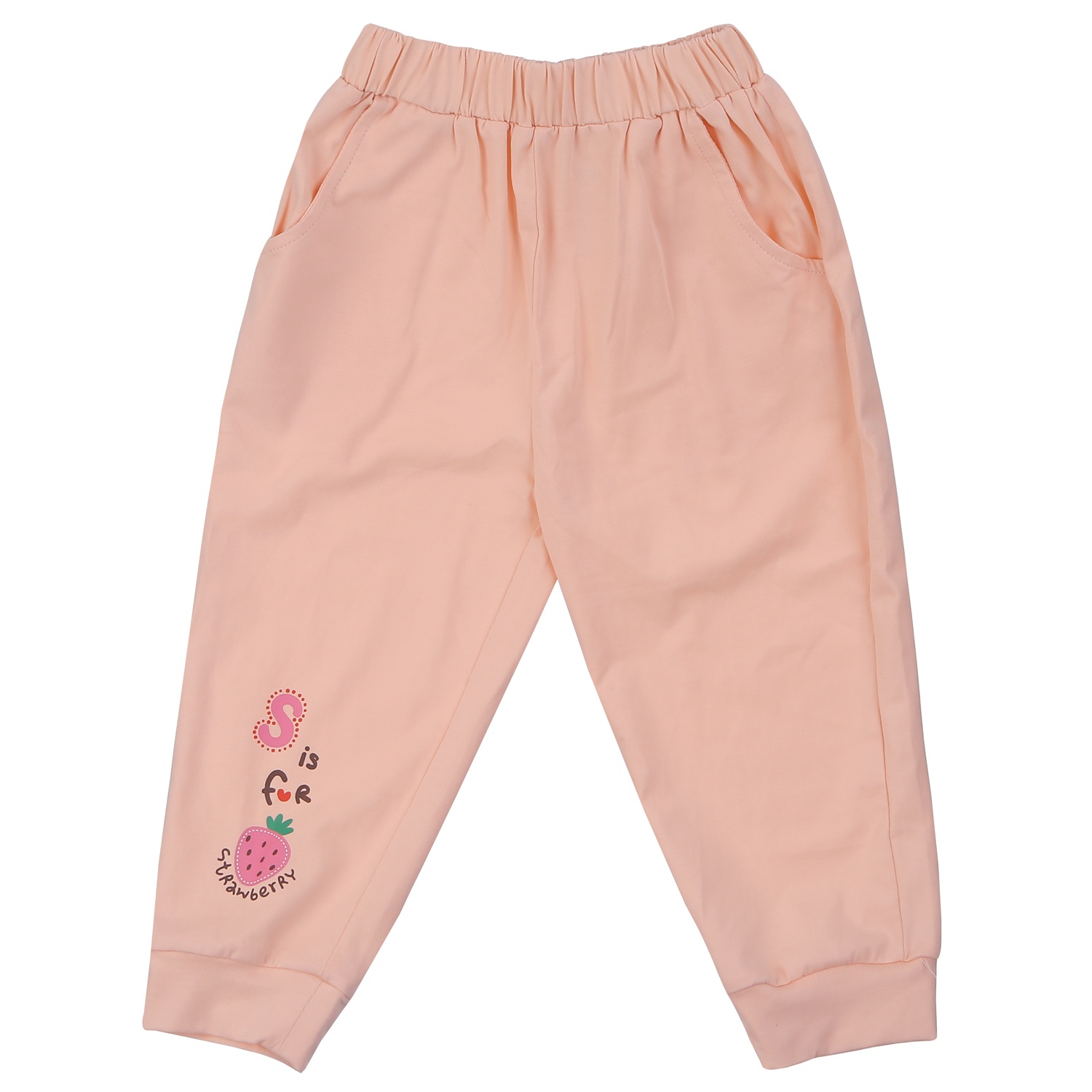 Bộ quần áo dài tay bé gái in thỏ trắng TT24T (Hồng)  hình 4